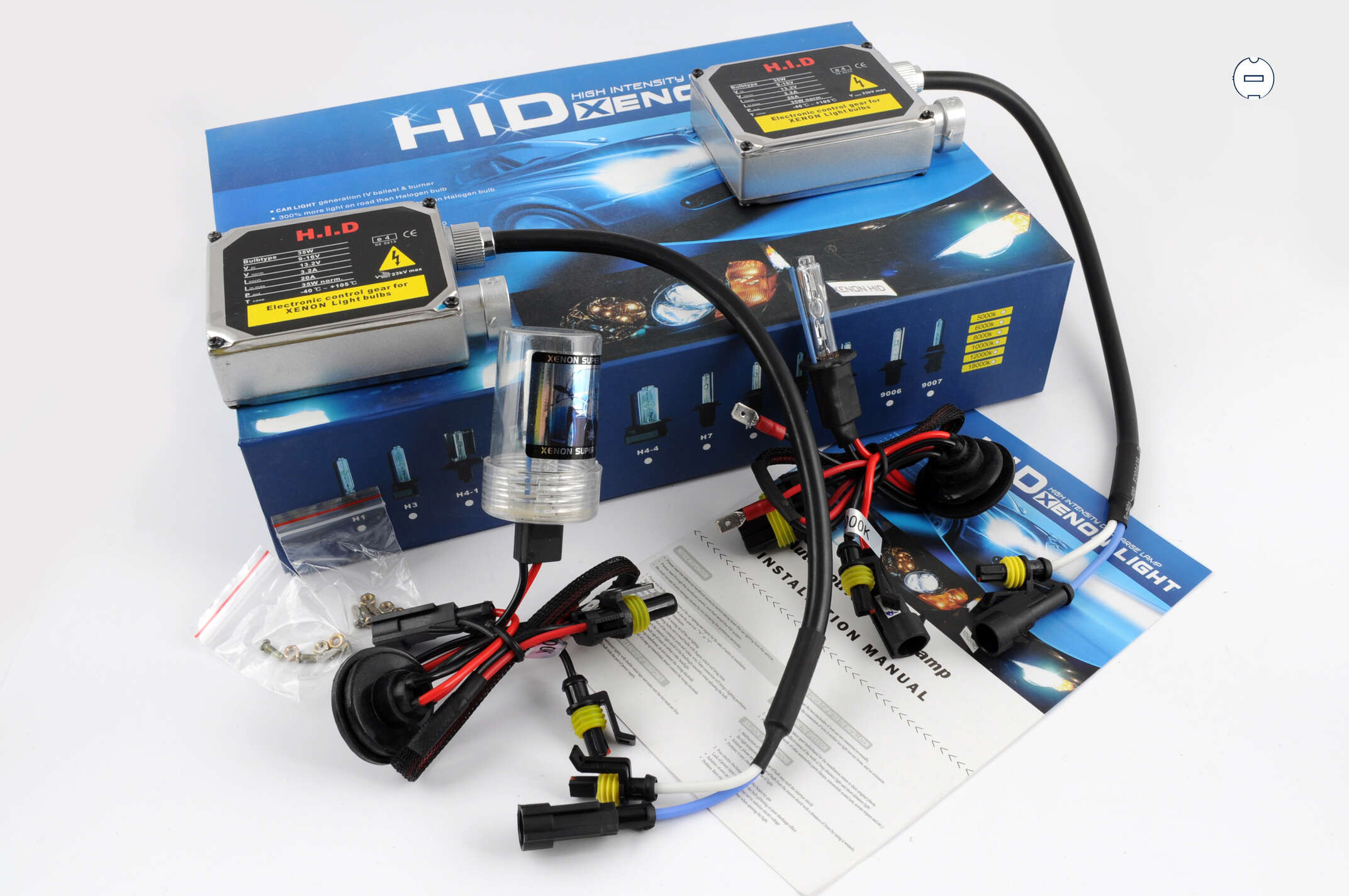 Ксенон (авто) H3 DC 6000K 35W (арт:37)