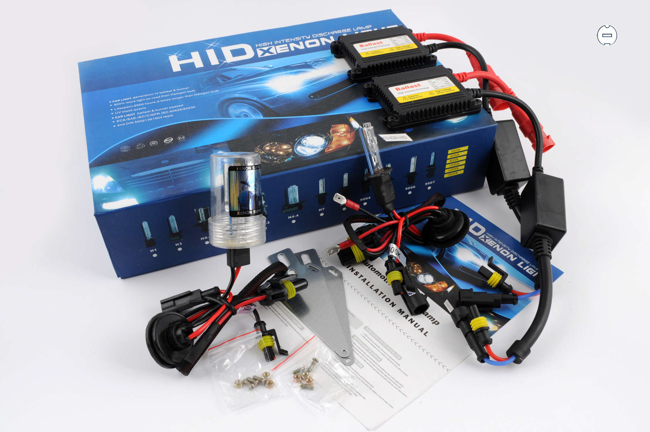 Ксенон (авто) H3 DC 8000K 35W slim (арт:X-40)