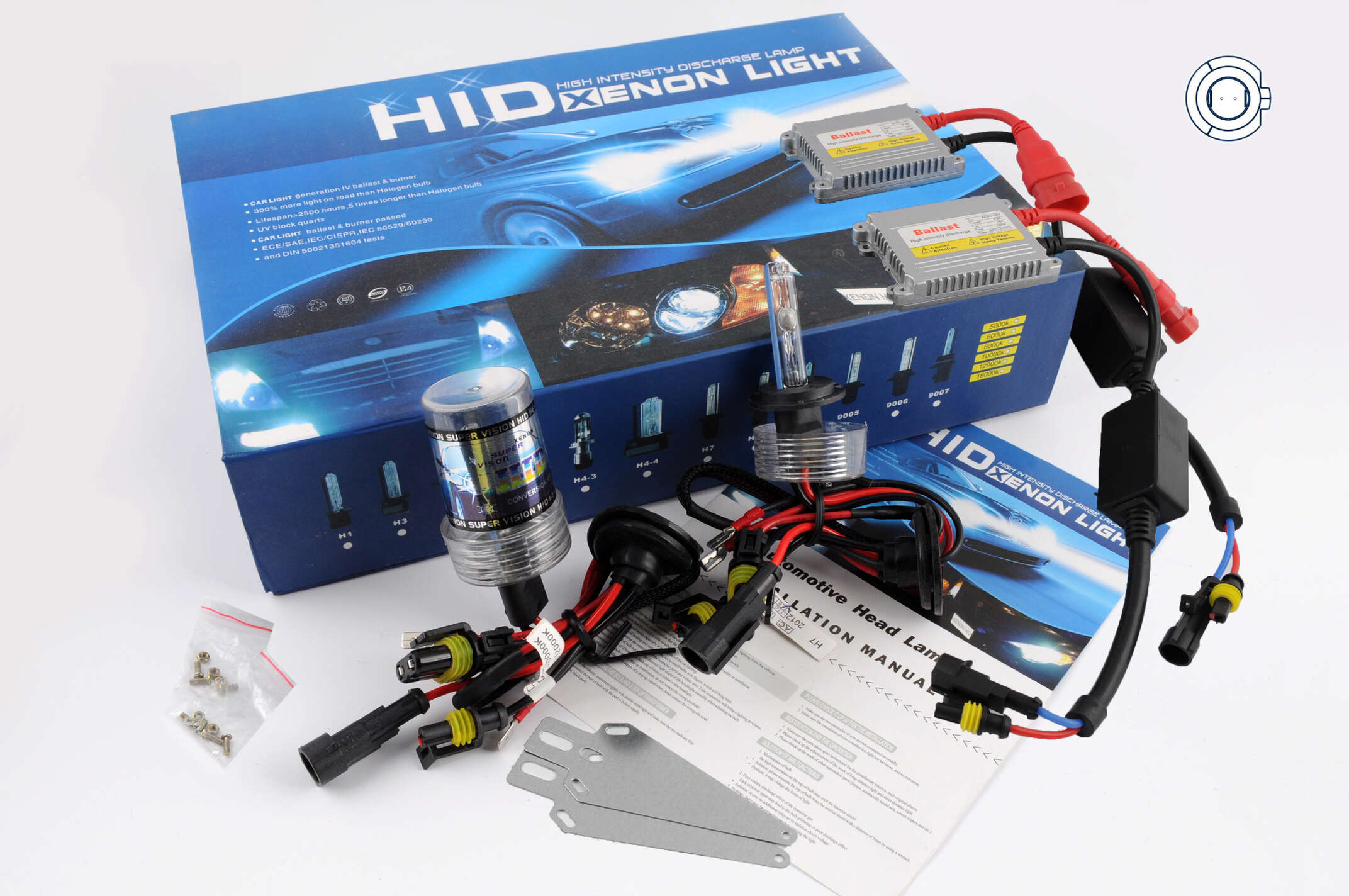 Ксенон (авто) H7 AC 6000K 35W slim (арт:X-58)