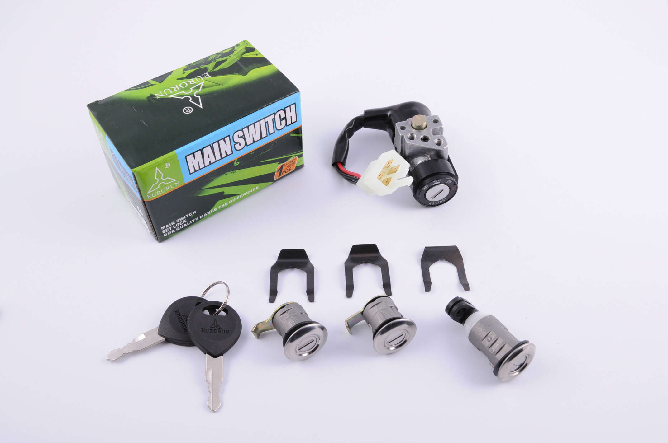 Замок зажигания (комплект) Honda LEAD, TACT (4 провода) EURORUN