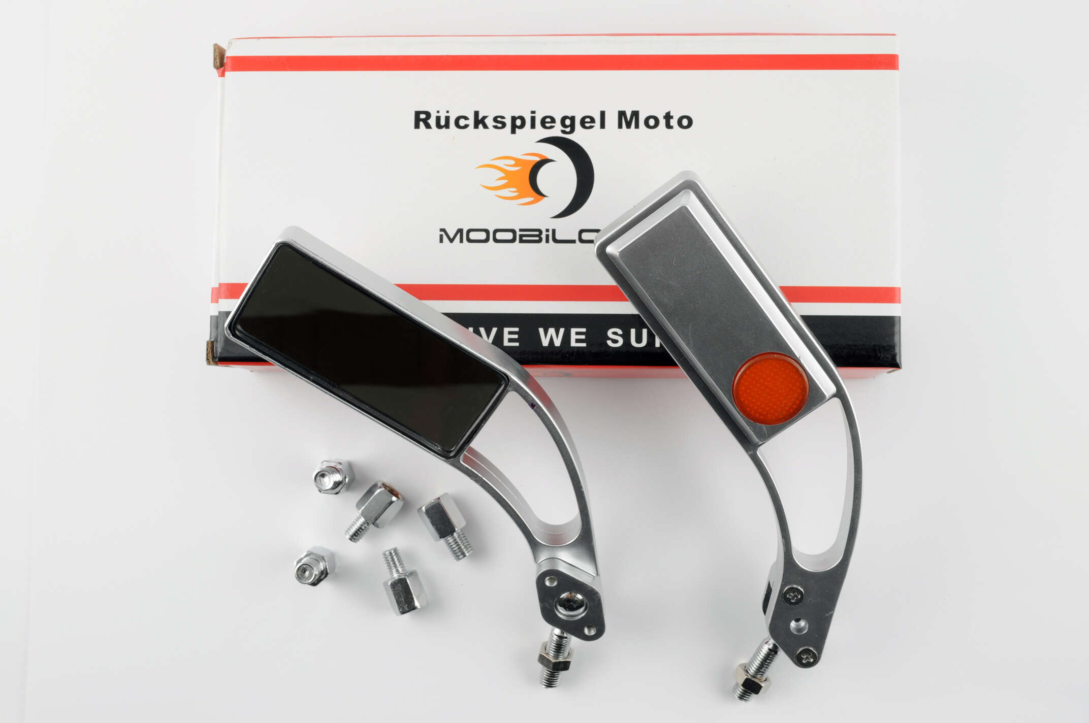 Зеркала прямоугольные mod:218, 8/10mm (серебро) RED