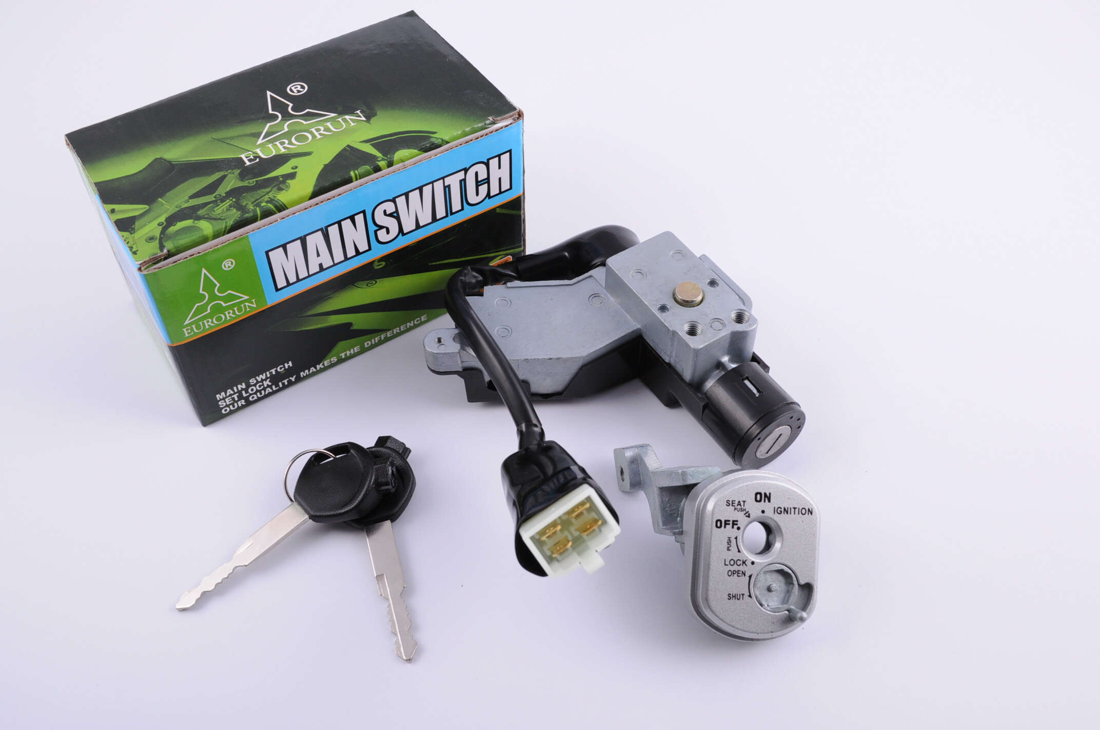 Замок зажигания (голый) Honda DIO Smart 4T AF56/57 (+магнитный антивзлом) EURORUN