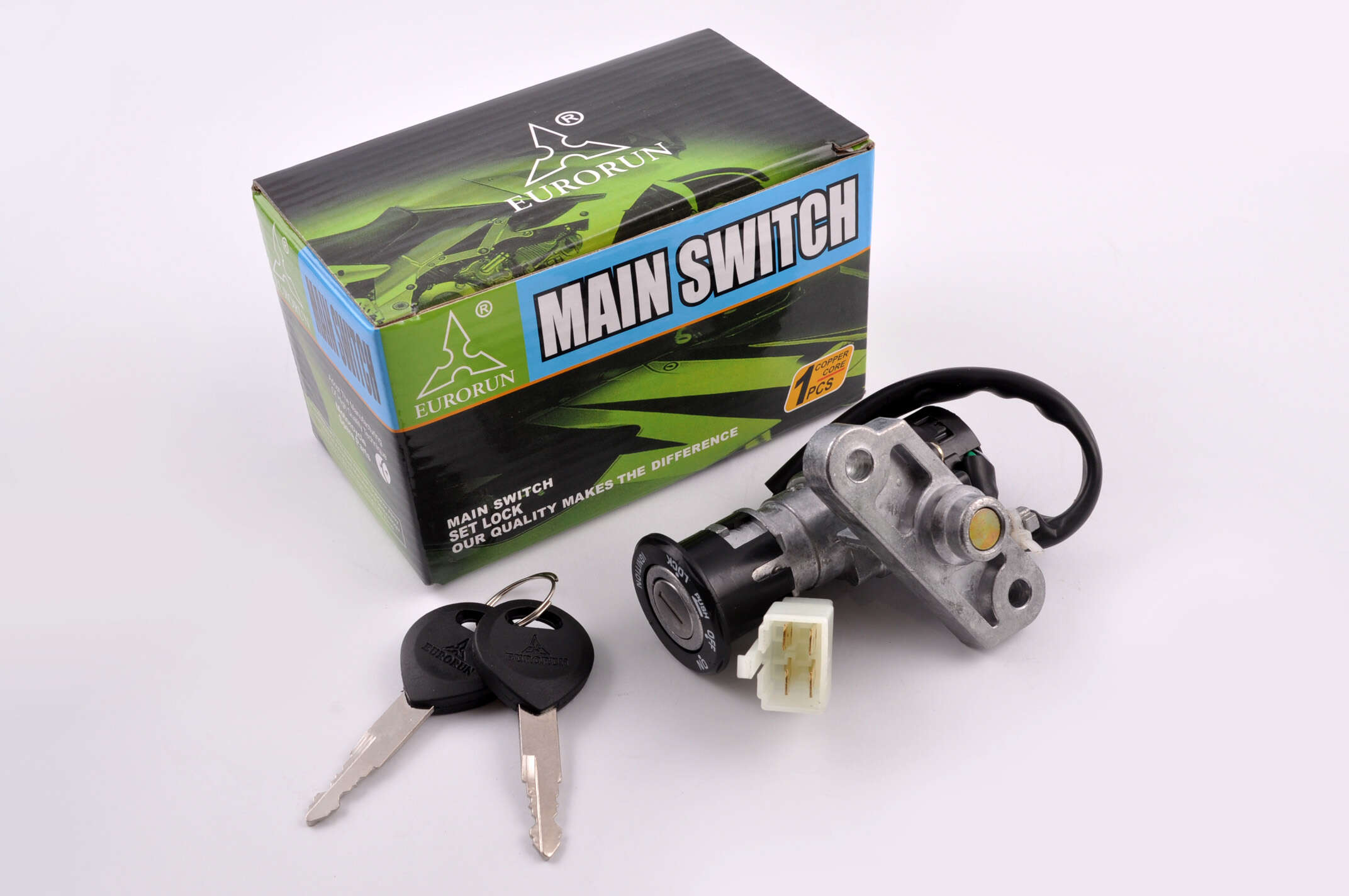 Замок зажигания (голый) Suzuki LETS II (4 провода) EURUN