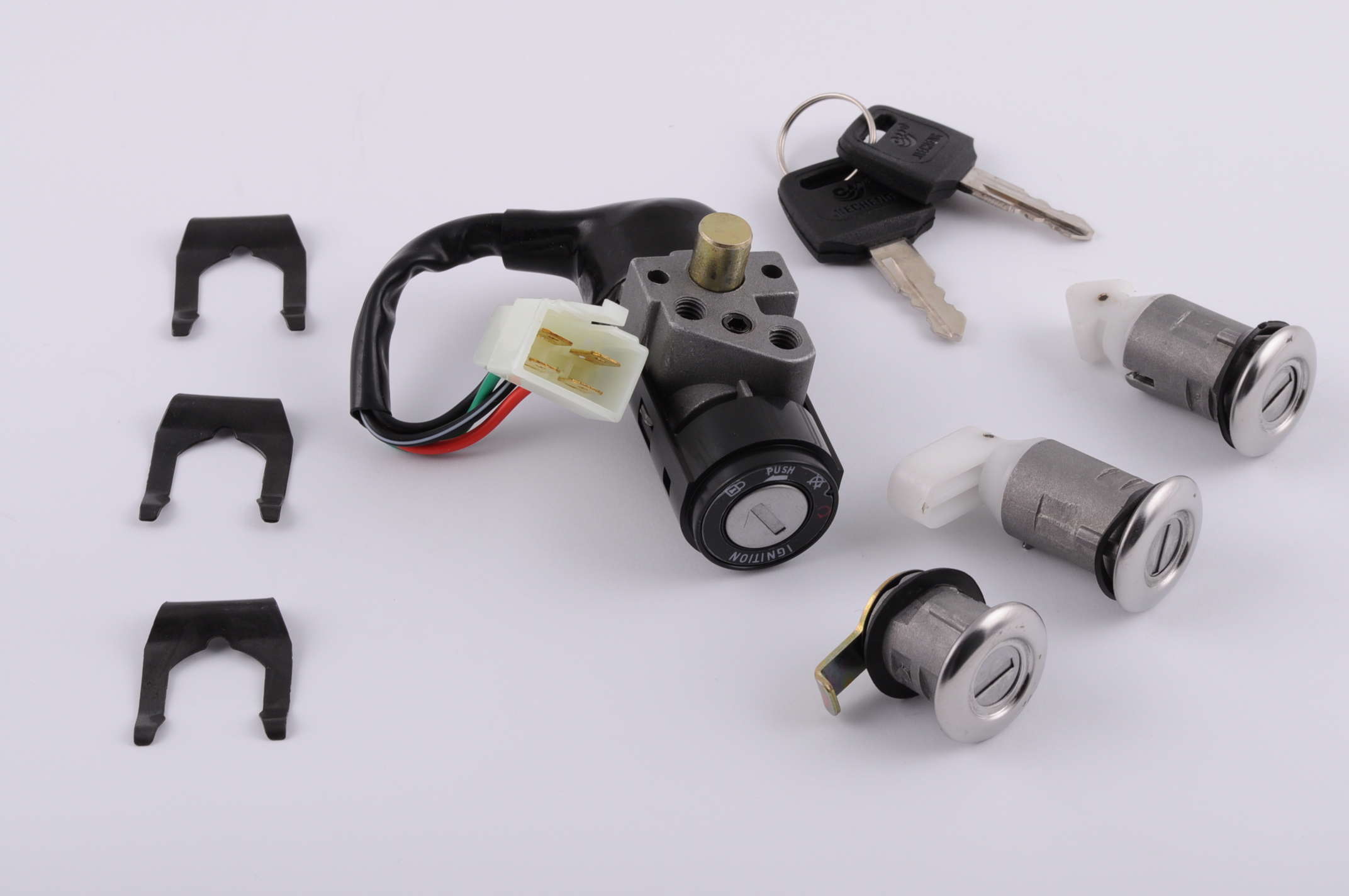 Замок зажигания (комплект) Honda LEAD, TACT (4 провода) VDK