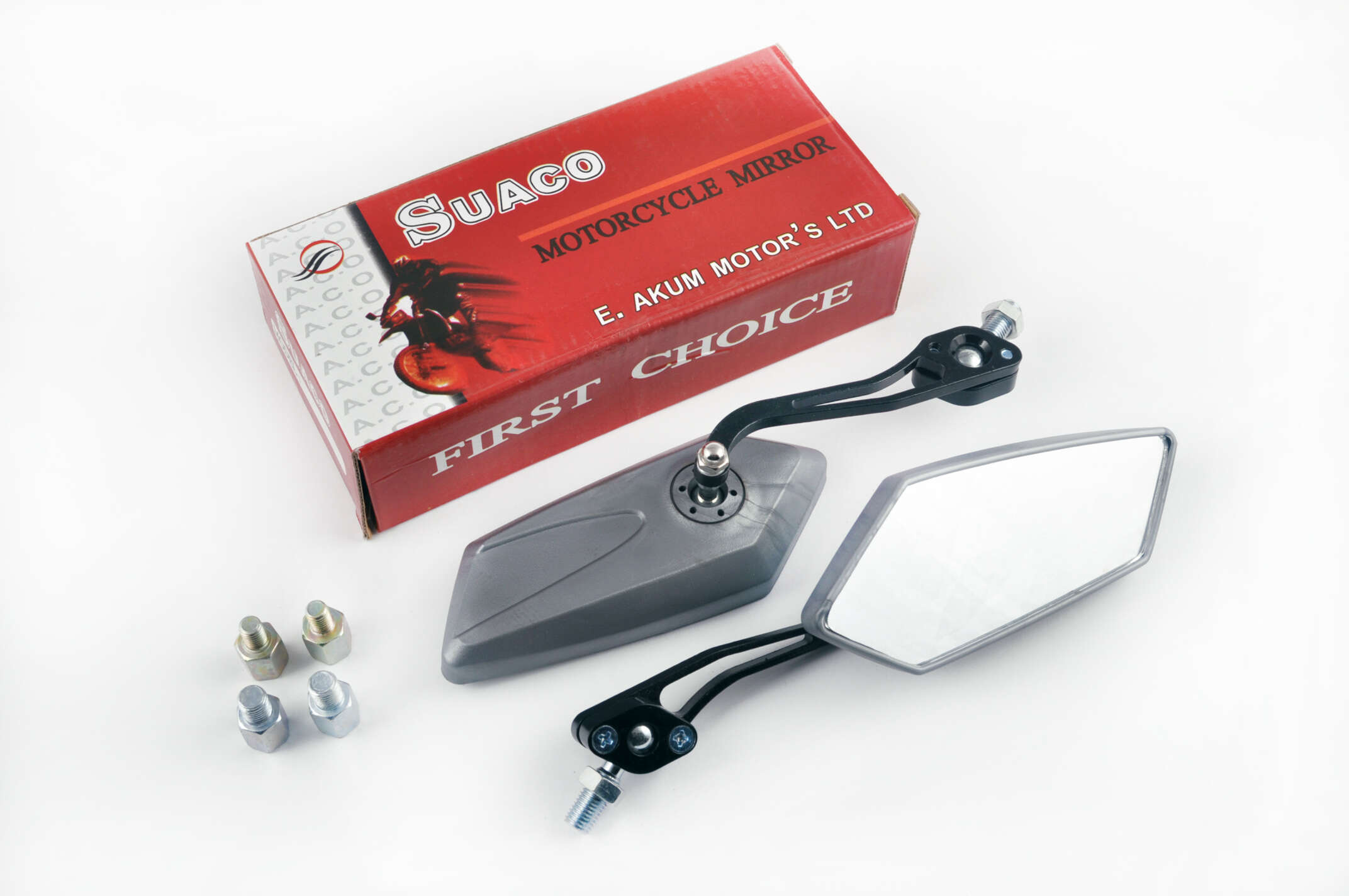 Зеркала многоугольные mod:200, 8/10mm (серебро) SUACO