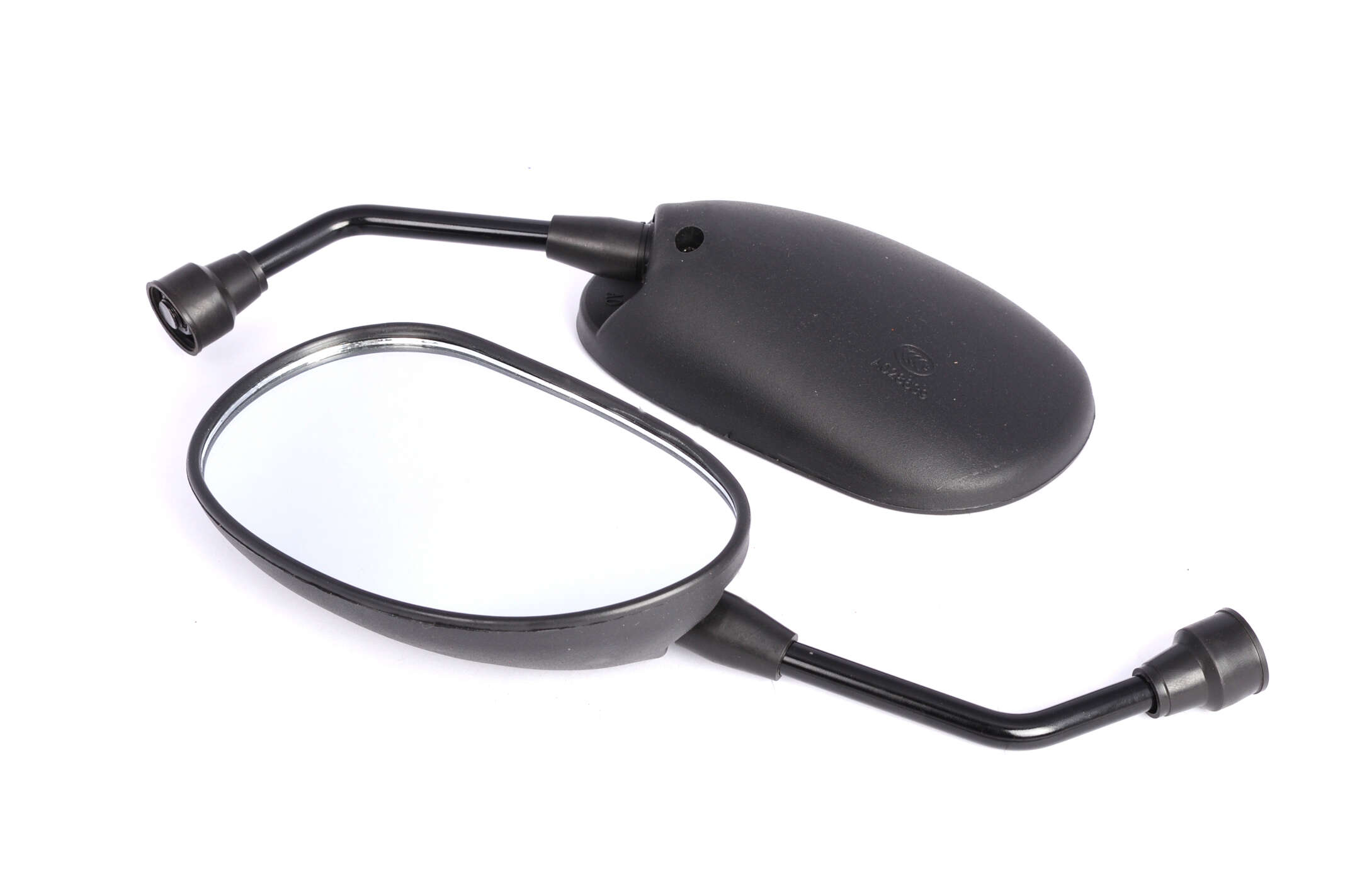 Зеркала Active (овальные, черные, d-10mm, с фиксатором) RFJY