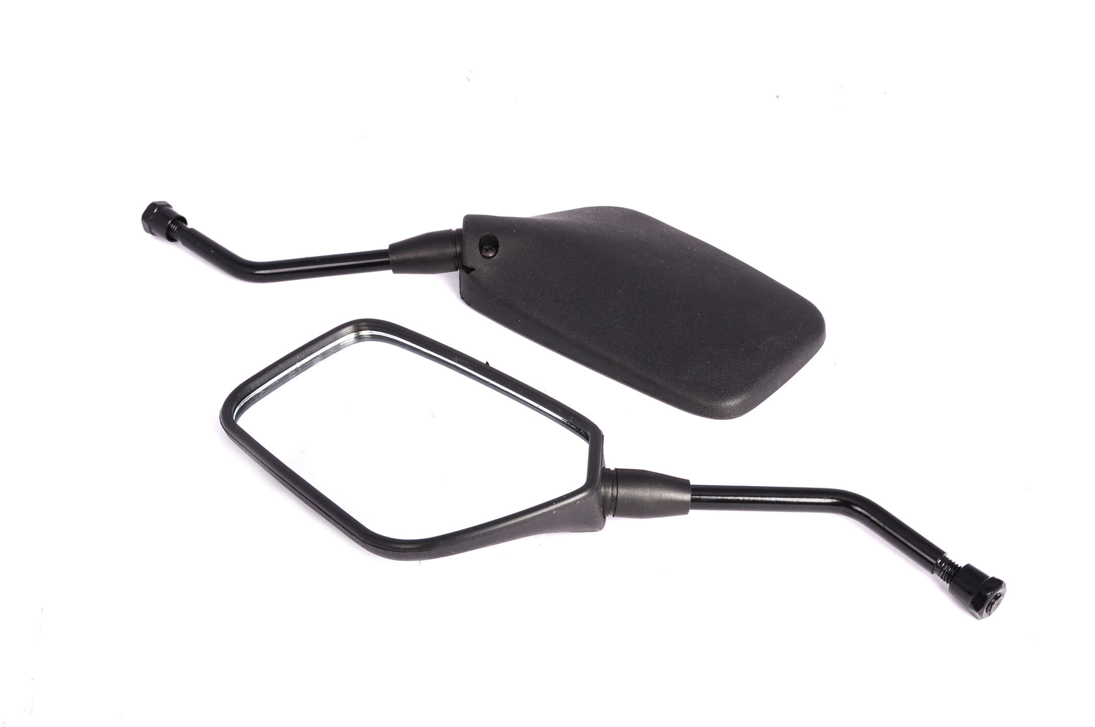 Зеркала Suzuki AX100 (черные, d-8mm, с фиксатором) RFJY