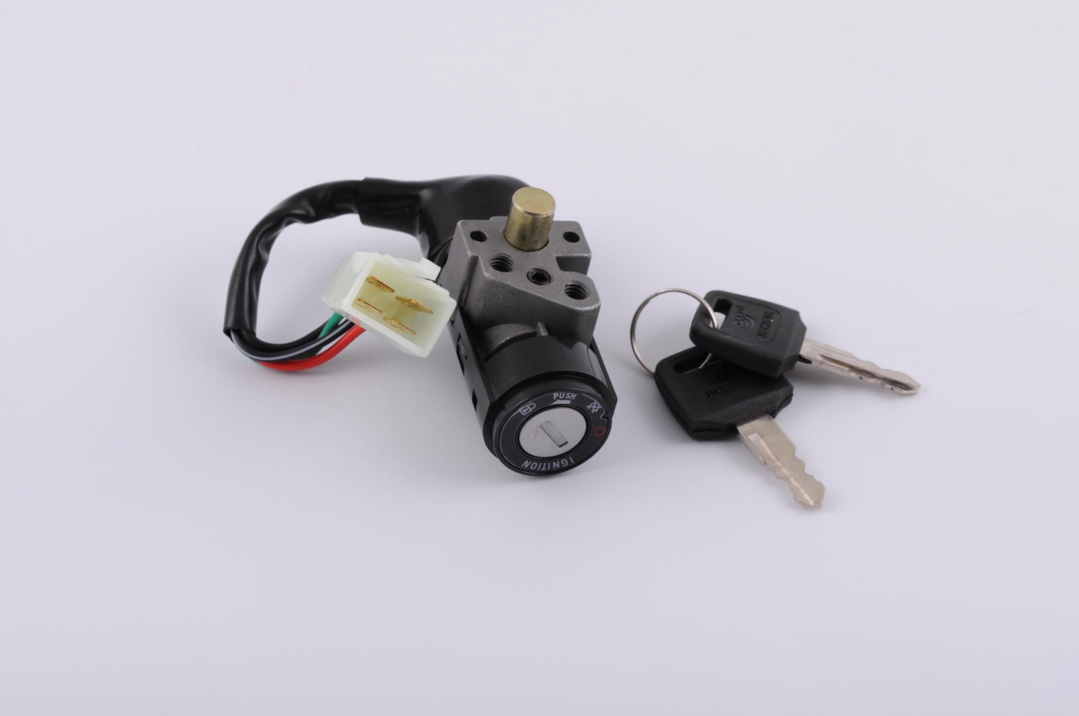Замок зажигания (голый) Honda LEAD, TACT (4 провода) (mod:B)