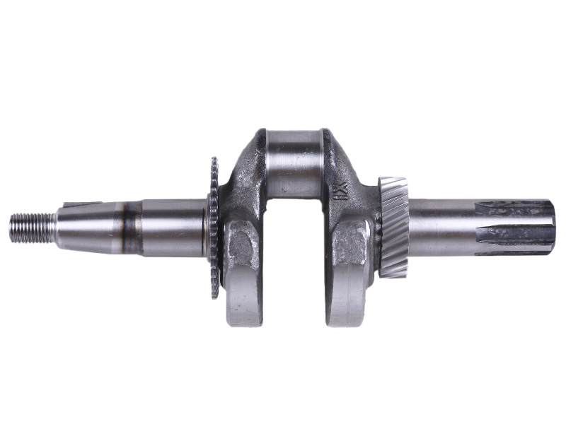 Коленвал м/б 168F/170F (6,5/7Hp) (под шлицы, Ø25mm) (в сборе c шестернями) AMG-2