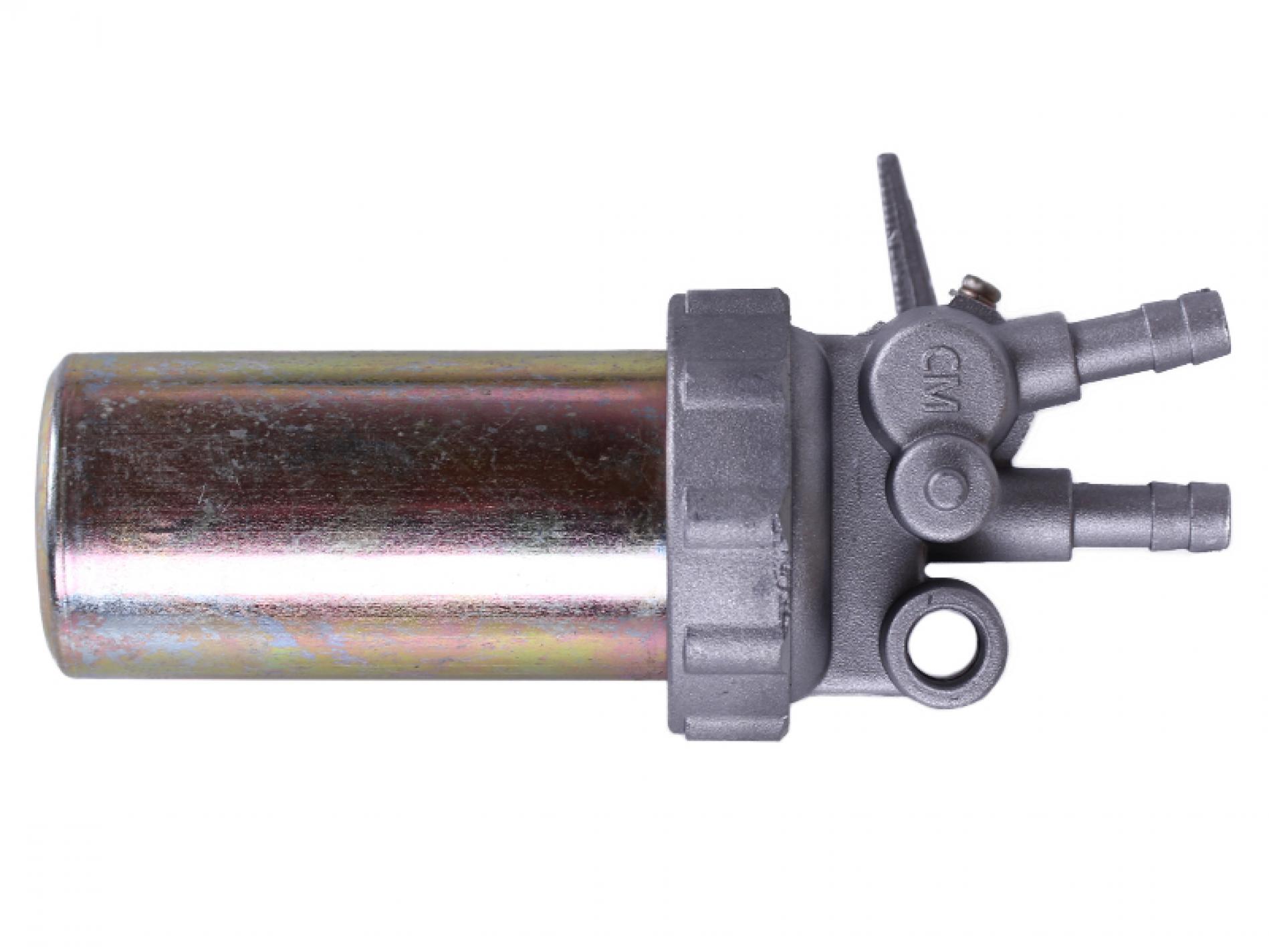 Кран топливный м/б 190N/195N (12/15Hp) (с фильтром, железный стакан) AMG-2