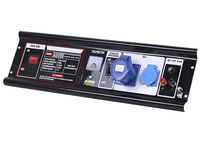 Панель приборов (в сборе) бензогенератора под кнопку - 4-6KW AMG