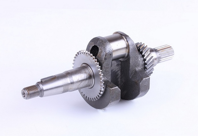 Коленвал м/б 168F/170F (6,5/7Hp) (под шлицы) (c шестернями) для двигателя с понижающим редуктором AMG
