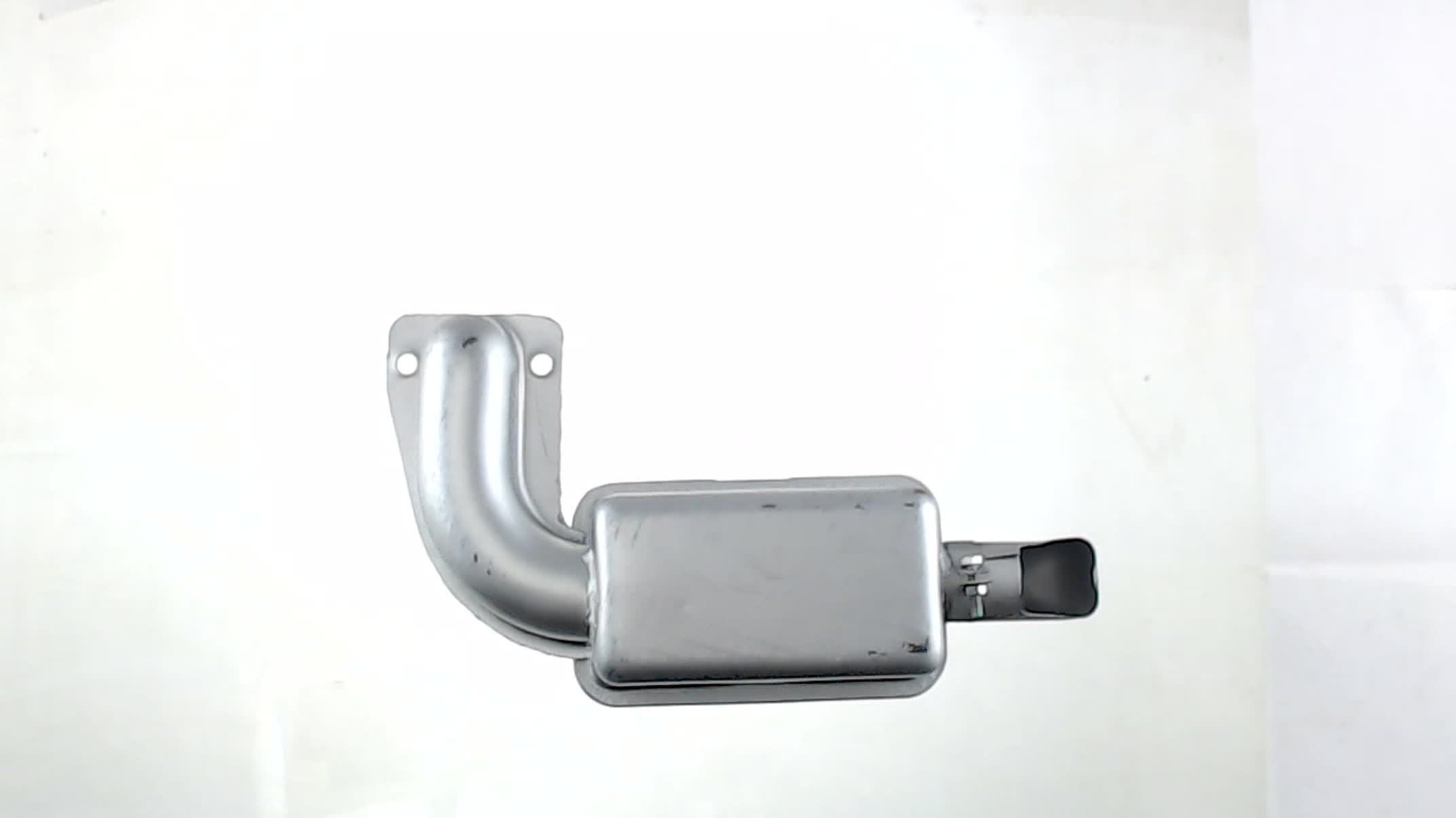 Глушитель м/б 190N (12Hp) (плоский, крепления на 2 болта) ZV