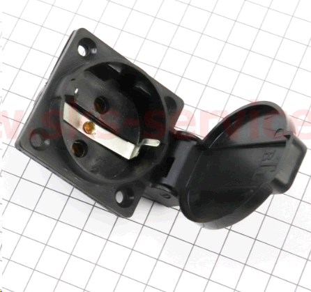 Розетка с крышкой бензогенератора 16A, 250V 2-3,5кВт AMG