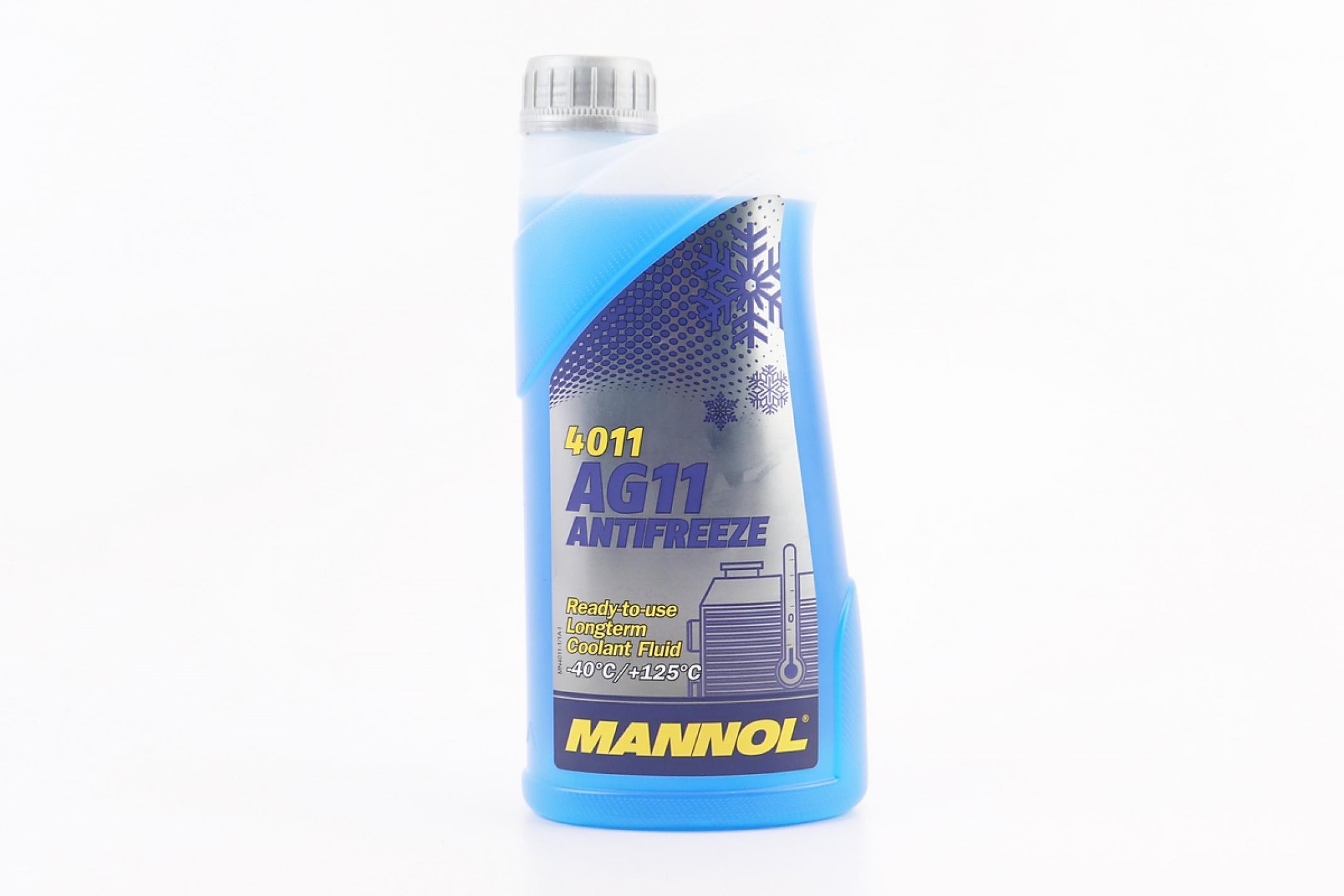 Жидкость охлаждающая -40°C АНТИФРИЗ АG11, голубая 1L KS