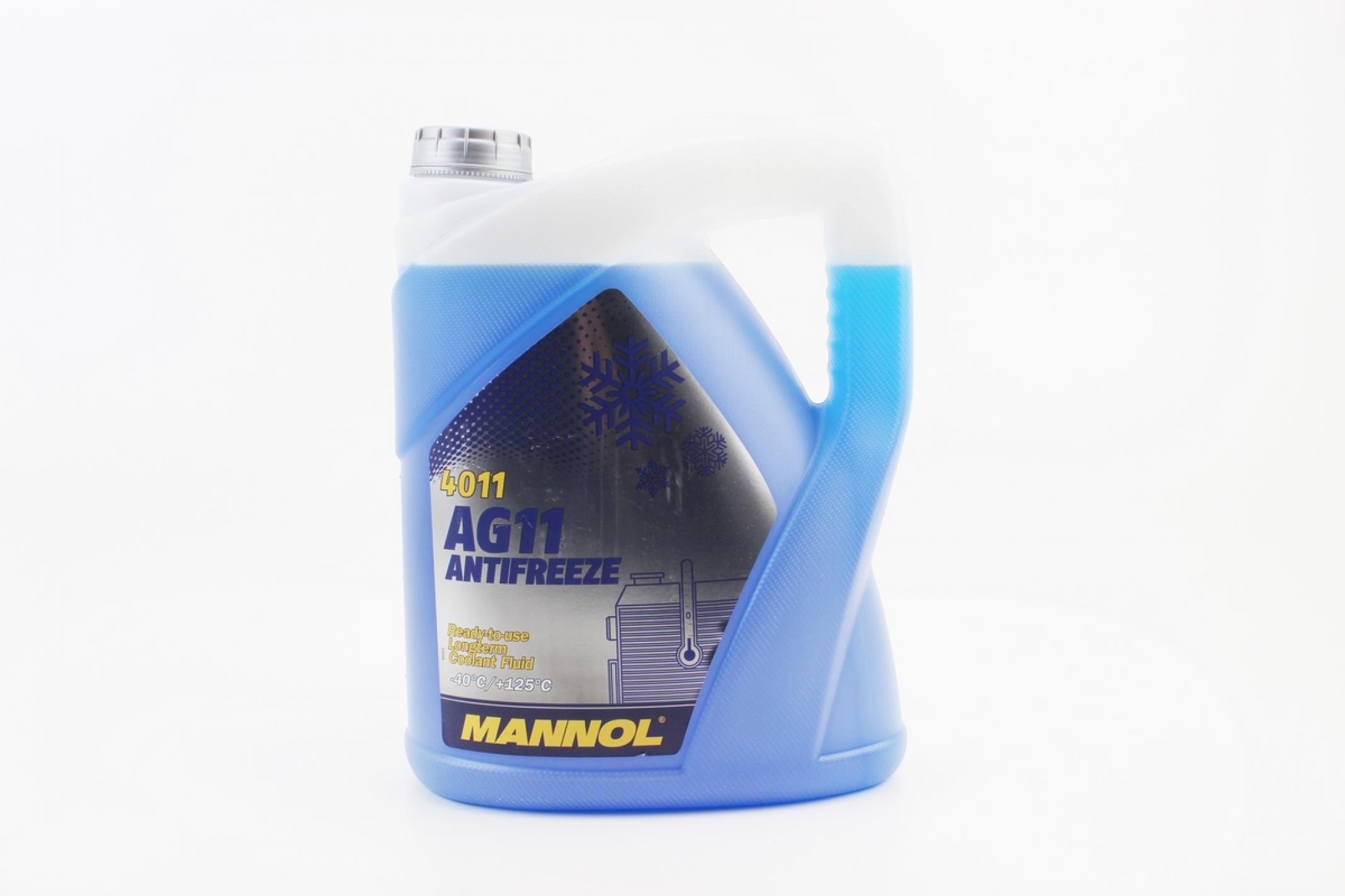 Жидкость охлаждающая -40°C АНТИФРИЗ АG11, голубая 5L KS