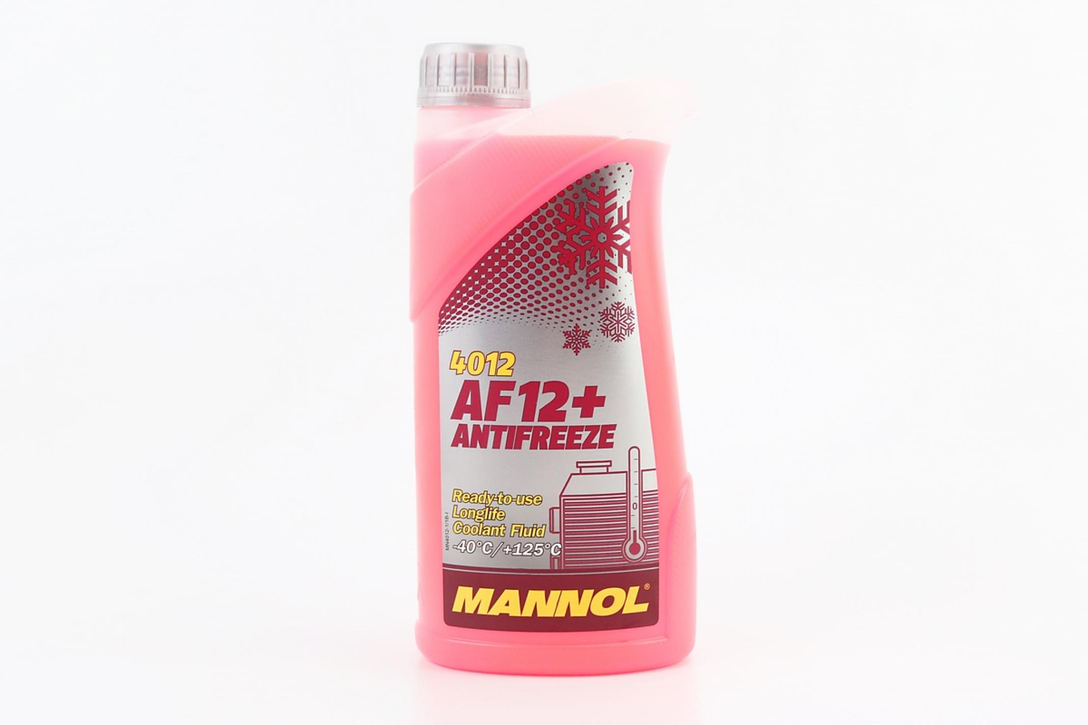 Жидкость охлаждающая -40°C АНТИФРИЗ AF12, красная 1L KS