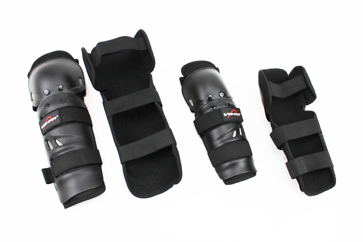 Щитки (наколенники + налокотники, черные) S-109 KS