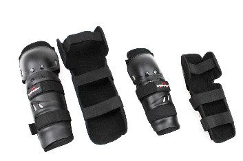 Щитки (наколенники + налокотники, черные) S-109