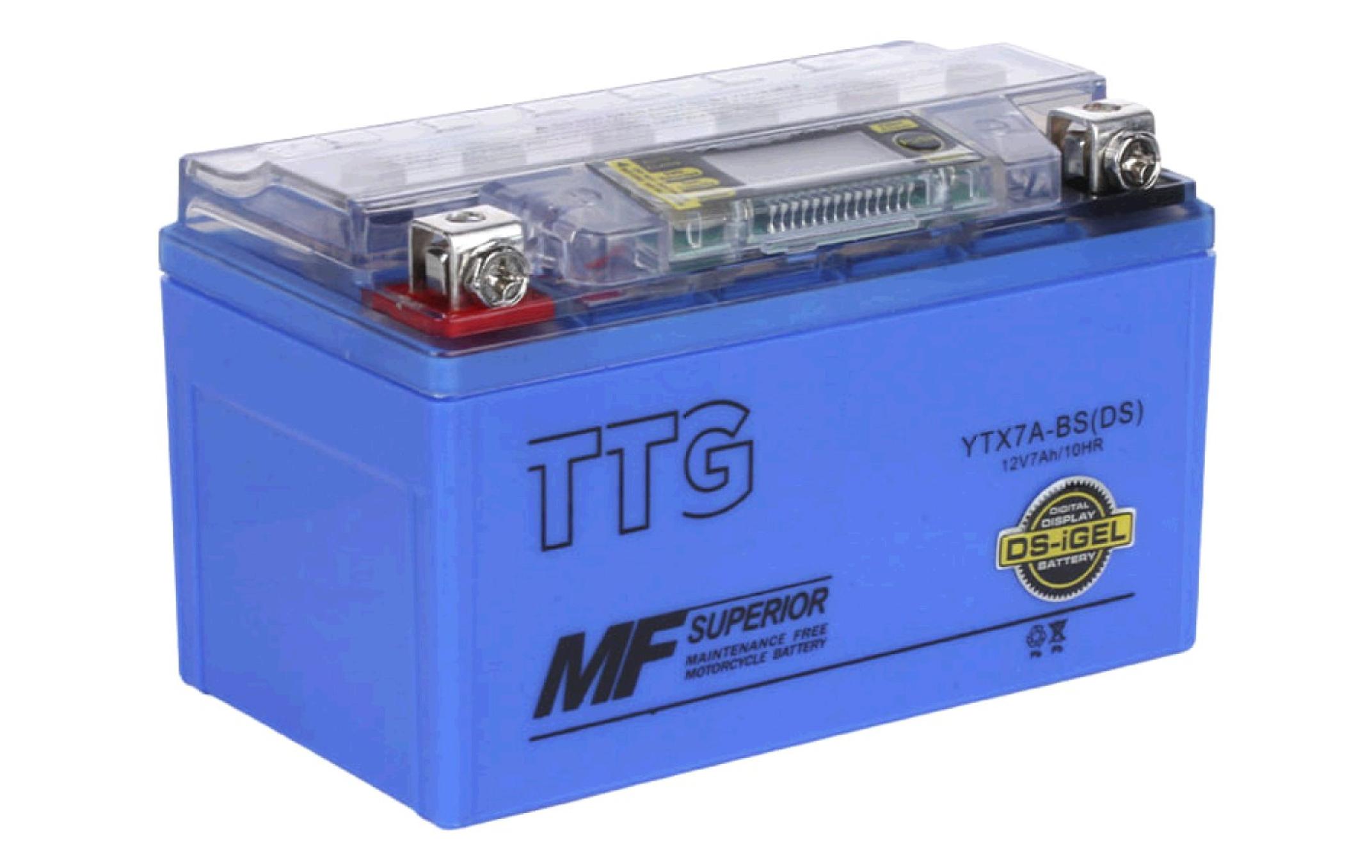 Акумулятор 12V 7A гелевий (150x87x94) (з дисплеєм) AMG