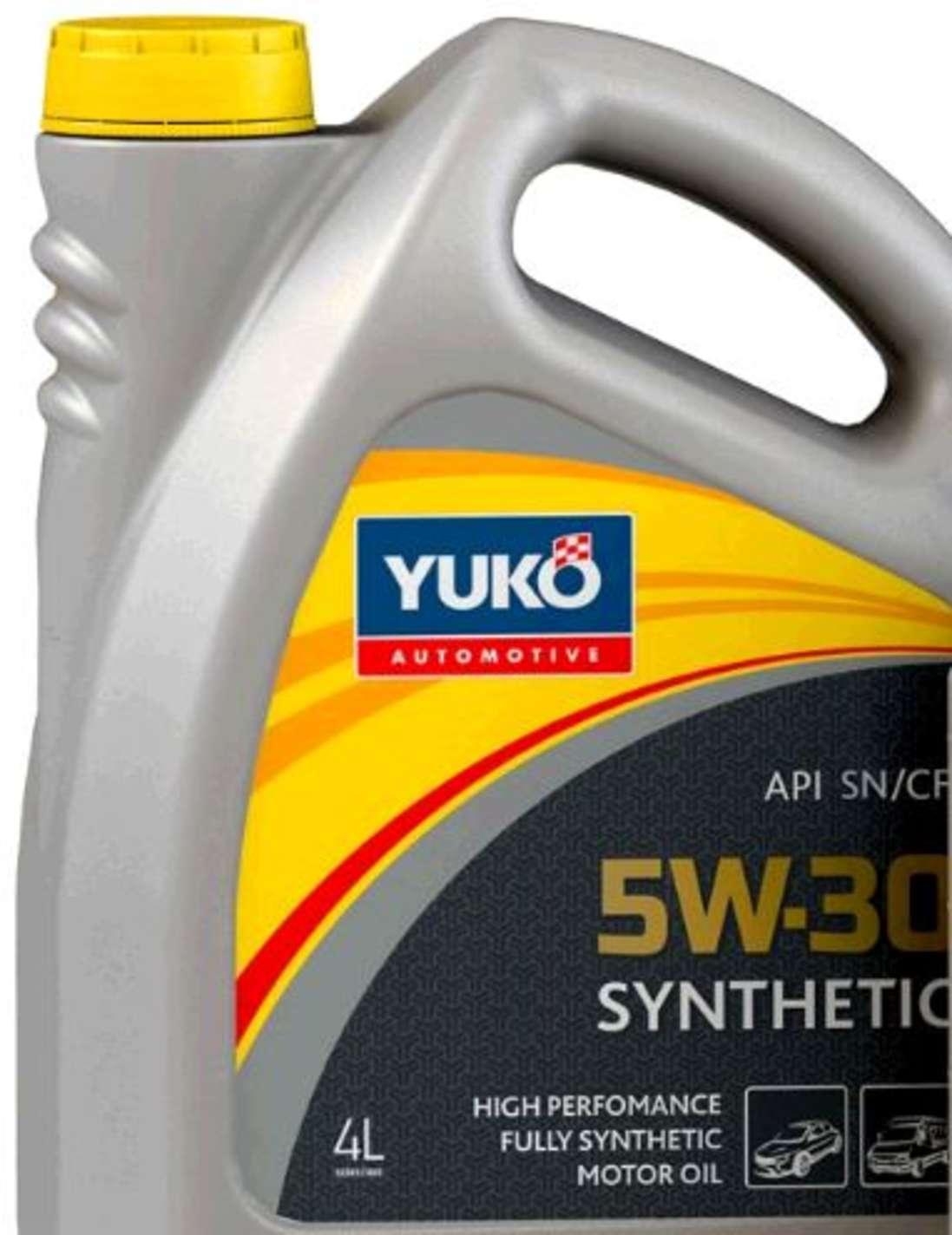 Олія автомобільна, 4л (SAE 5W-30, SUPER SYNTHETIC, API SN/CF, ACEA C3) YUKO
