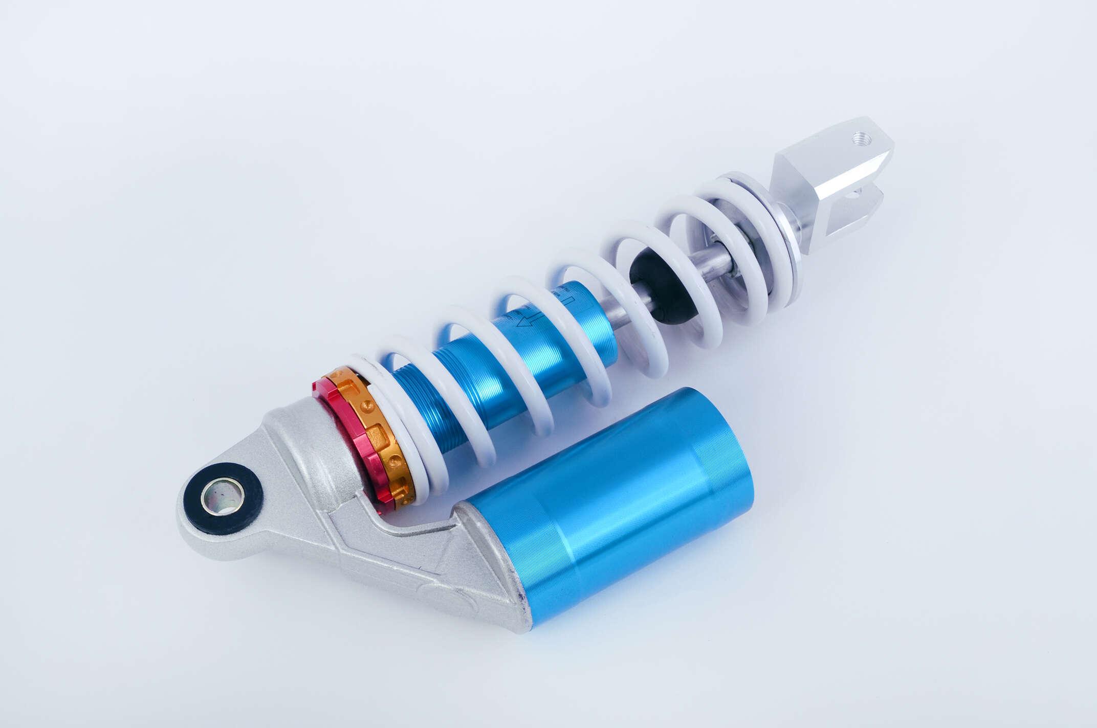 Амортизатор GY6, DIO, TACT 270mm, тюнінговий, газомасляний (синій) AMG
