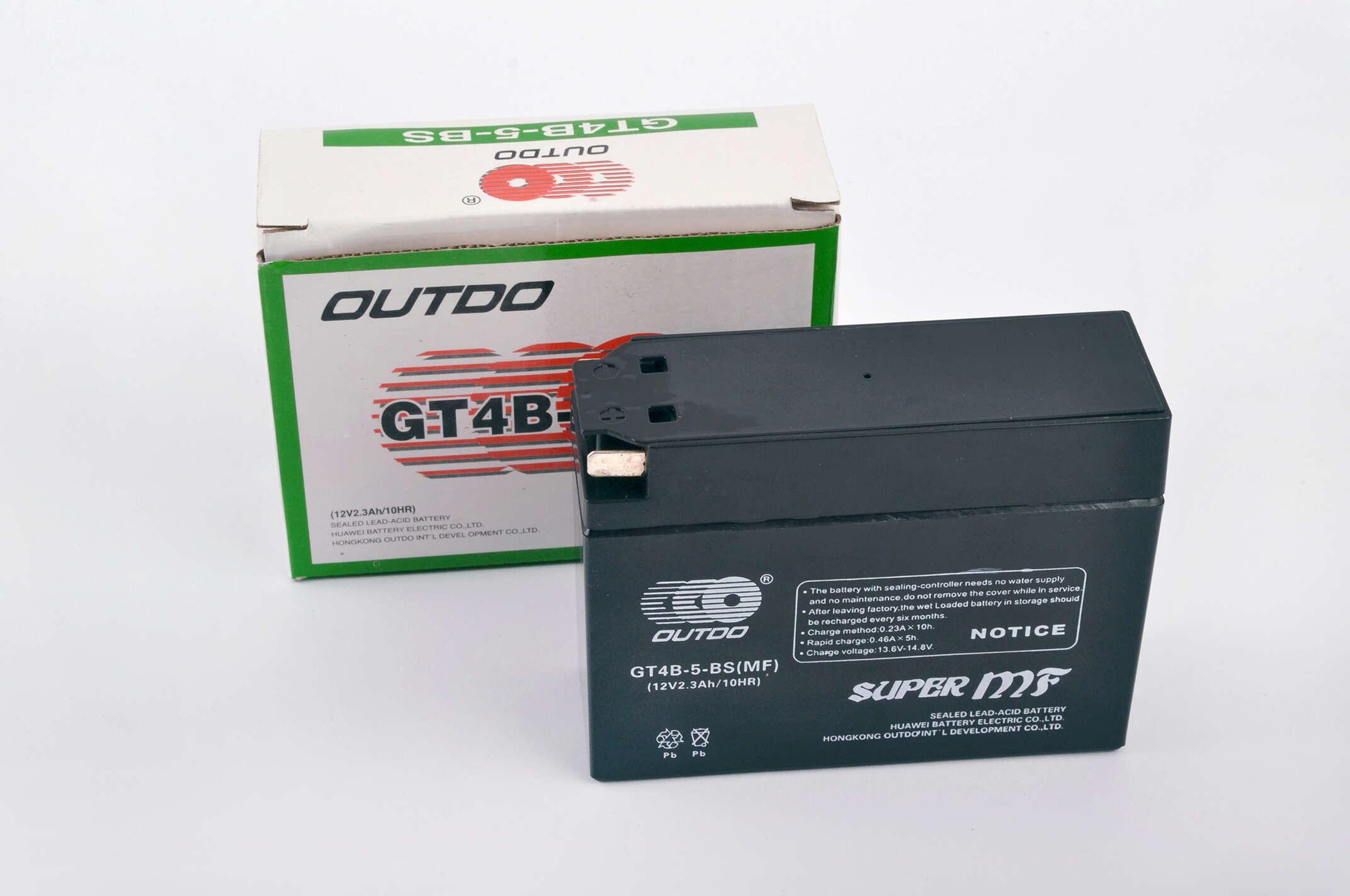 АКБ   12V 2,3А   AGM, Suzuki   (113x39x89, ``таблетка``, черный)   OUTDO   (#GML)