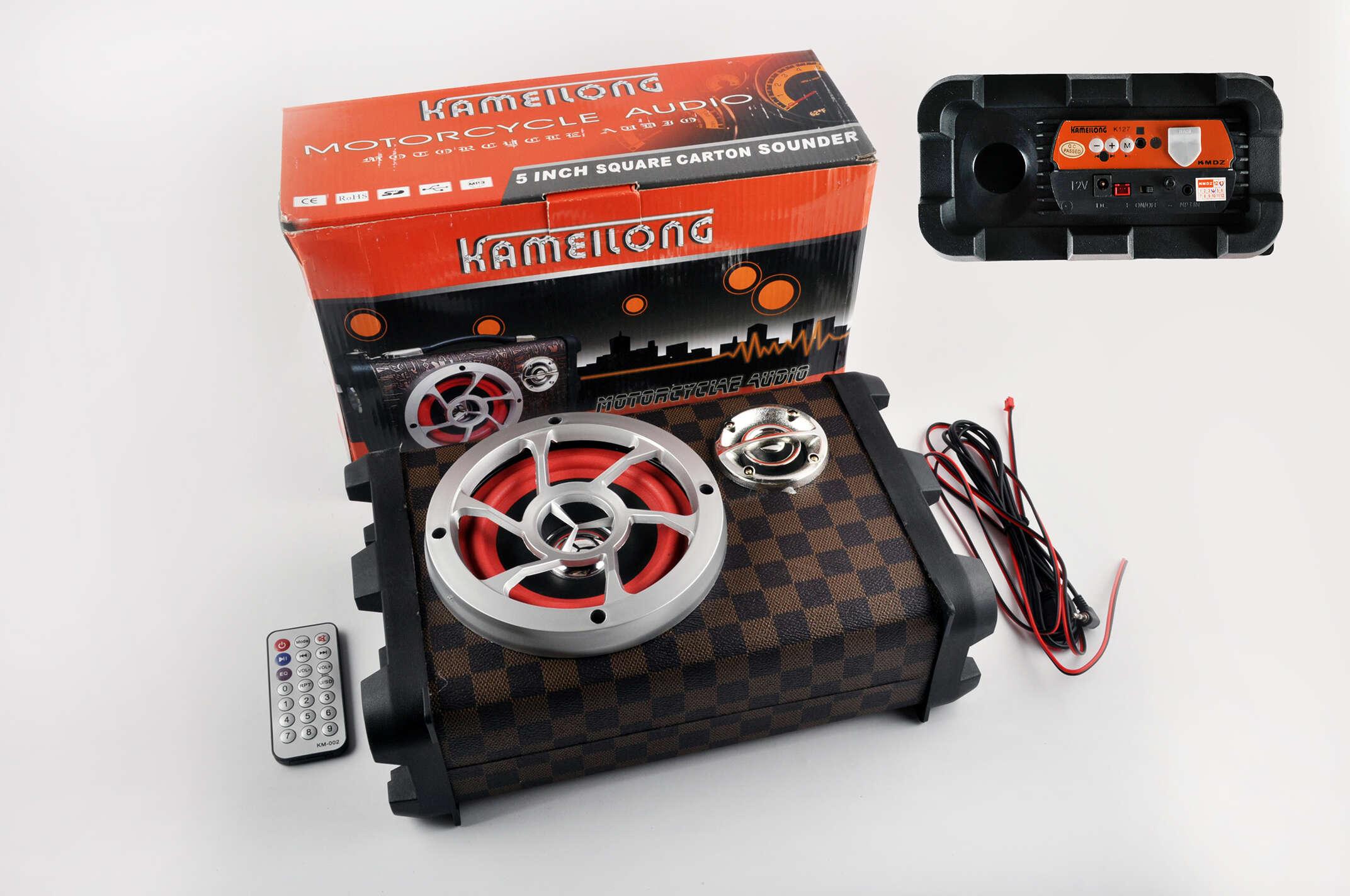 Сабвуфер KAMEILONG mod:KA-75F (5, бронза клітина, MP3/MicroSD/USB/AUX, ПДУ)