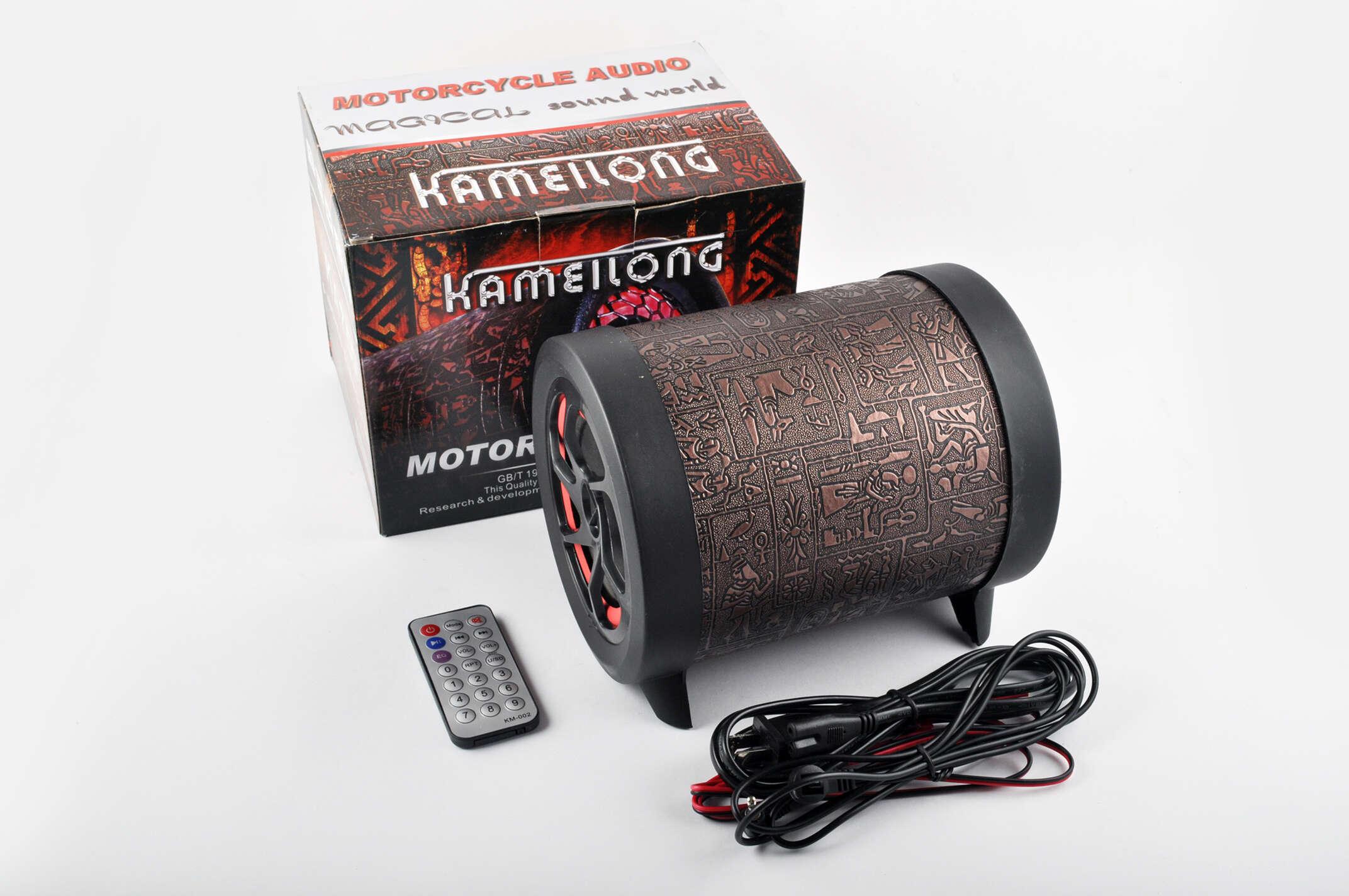 Сабвуфер KAMEILONG mod:KA-75-DK-220 (5, бронза Egypt, 12/220V, MP3/MicroSD/USB, ПДУ)