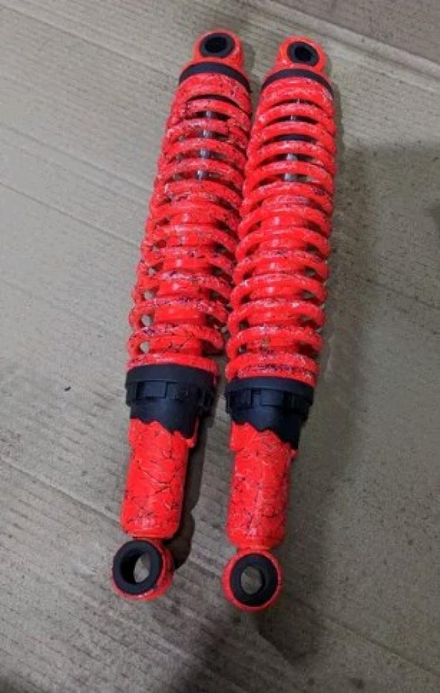 Амортизатори (пара) Delta 345mm, регульовані (помаранчеві) EVO