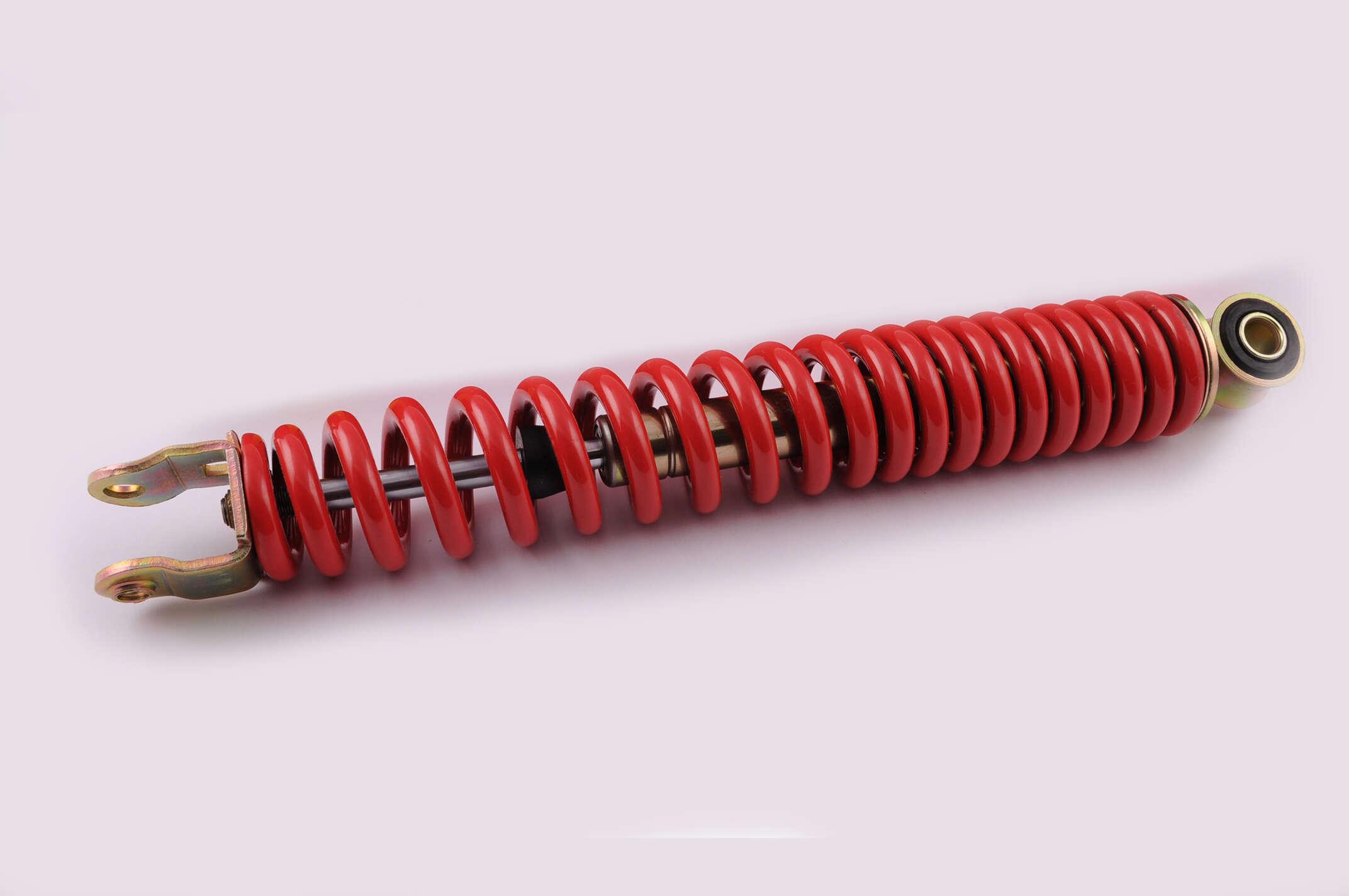Амортизатор GY6, DIO, LEAD 290mm, стандартний (червоний) RUIKAI