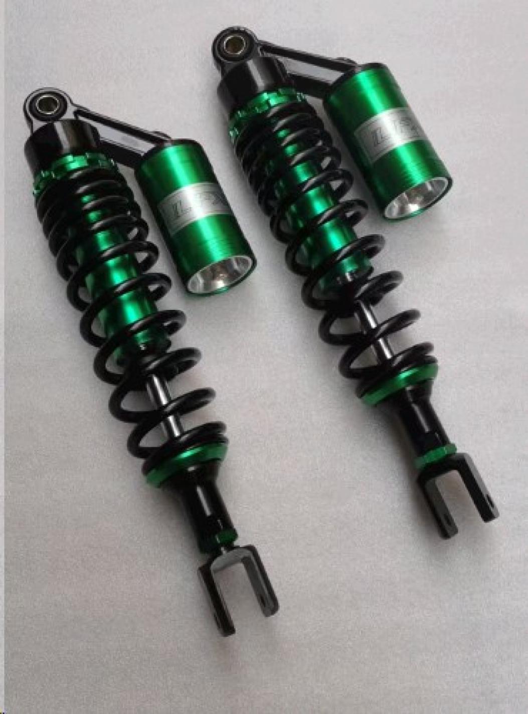 Амортизатори (пара) універсальні 320mm, газомасляні, тюнінг (зелені) NET