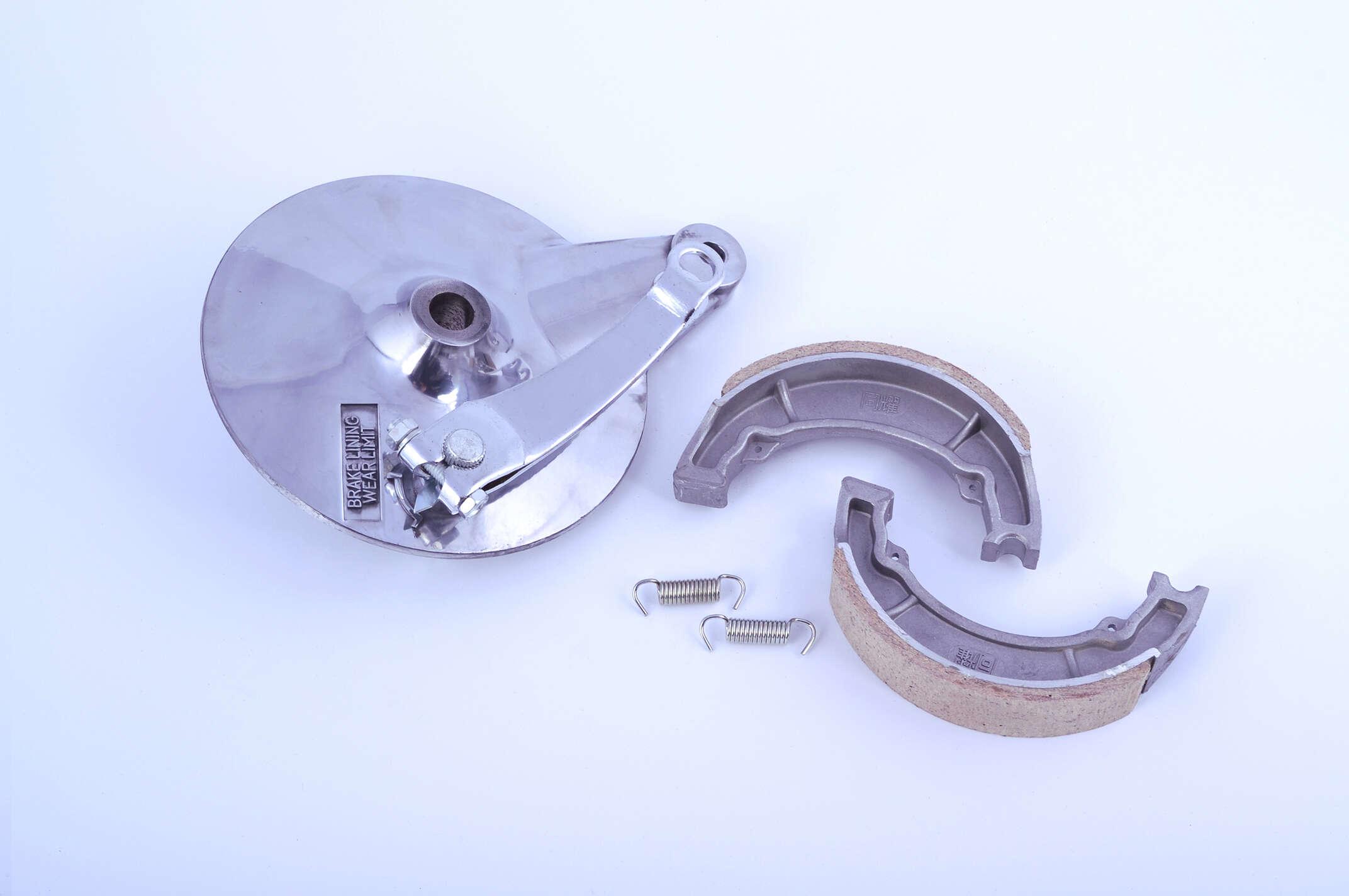 Крышка барабана тормозного (зад)   Zongshen, Lifan 125/150   (под литой диск)   (+колодки)