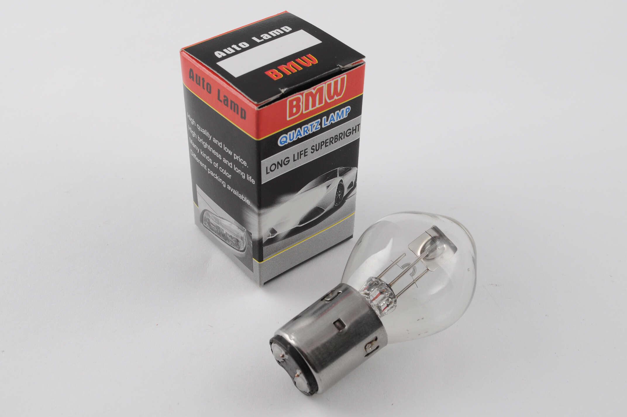 Лампа BA20D (2 уса) 12V 25W/25W (груша) BMW