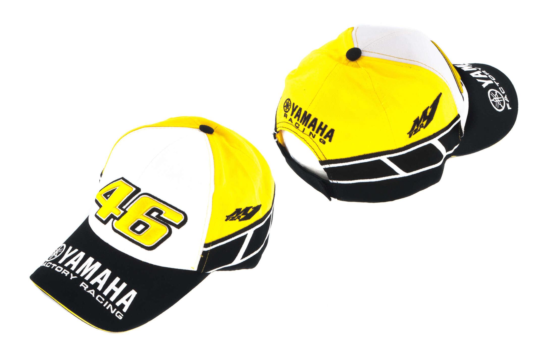 Бейсболка YAMAHA (черно-бело-желтая)