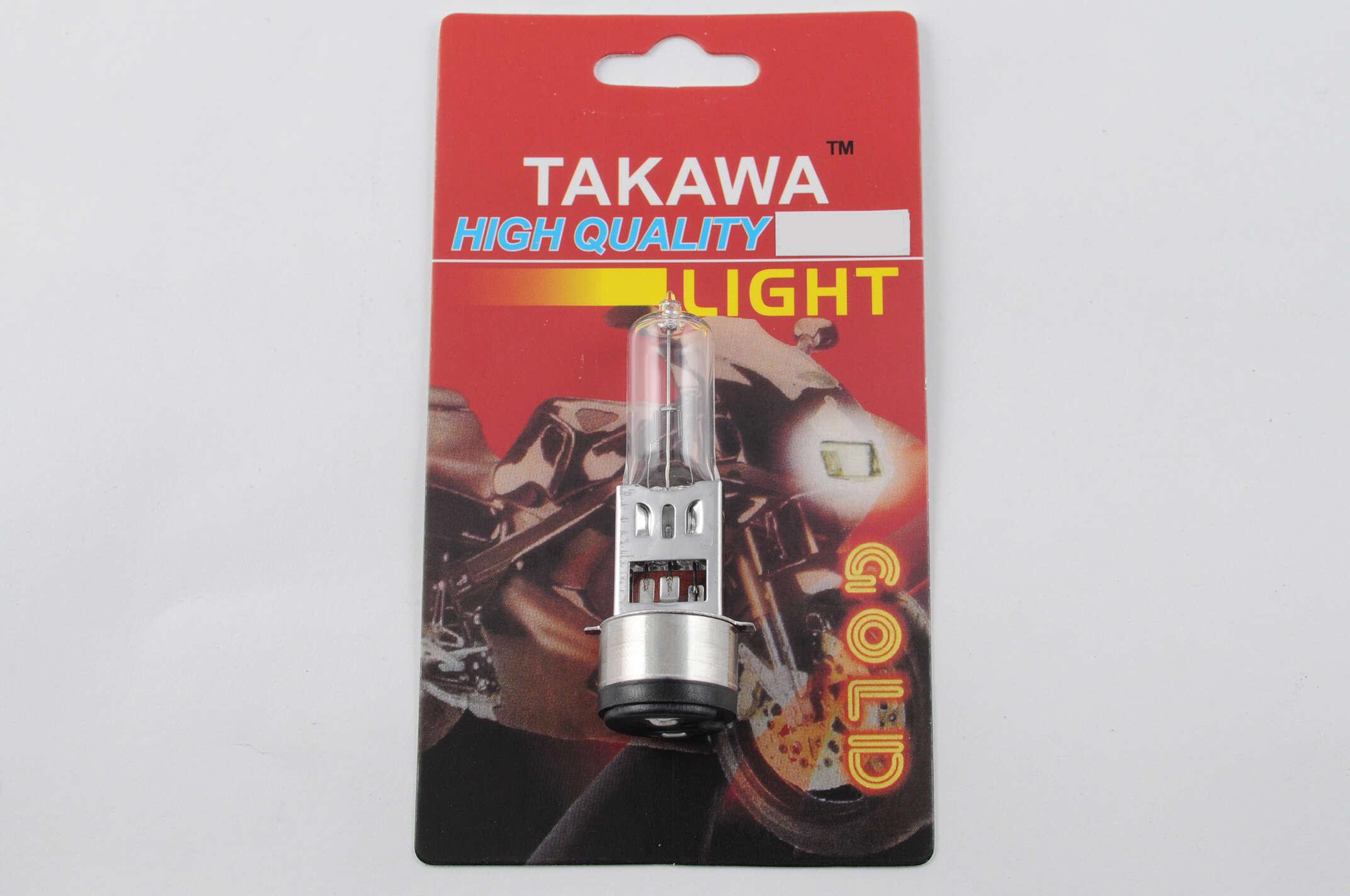 Лампа BA20D (2 уса) 12V 35W/35W (белая) (блистер) TAKAWA (mod:A)