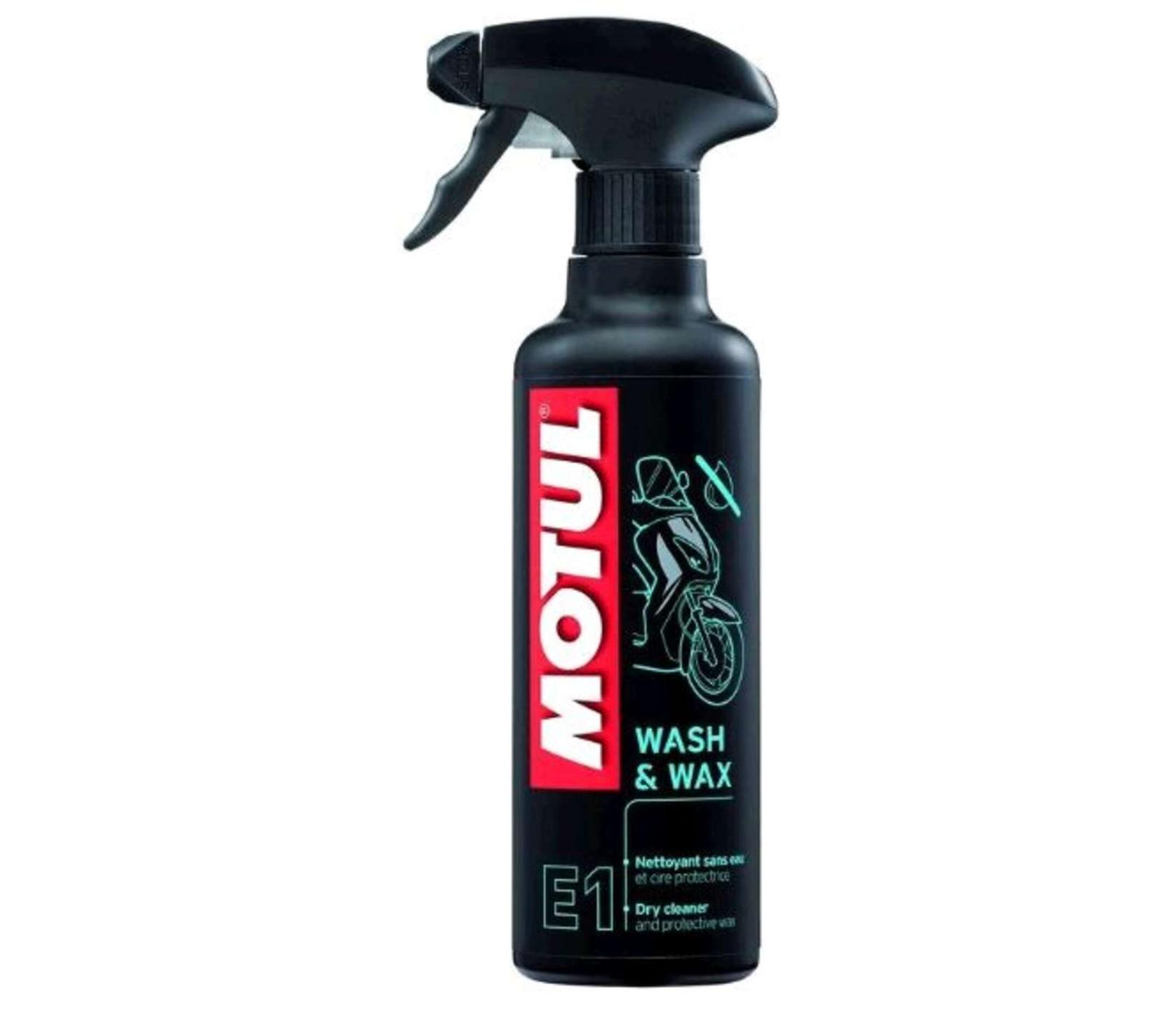 Средство для мытья и полировки мотоцикла 400мл (E1 Wash  Wax) MOTUL (#102996)