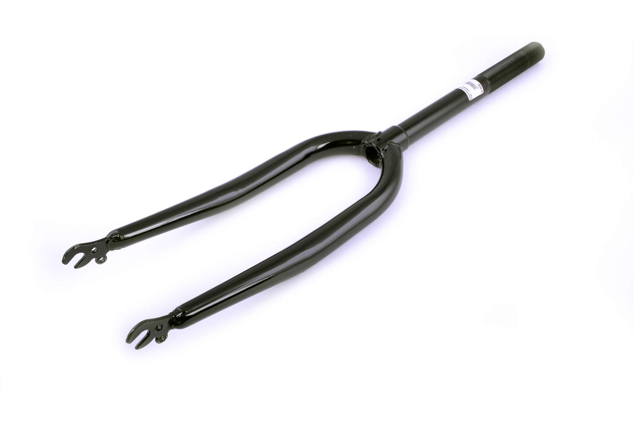 Вилка велосипедная жесткая (20) (черная) DS