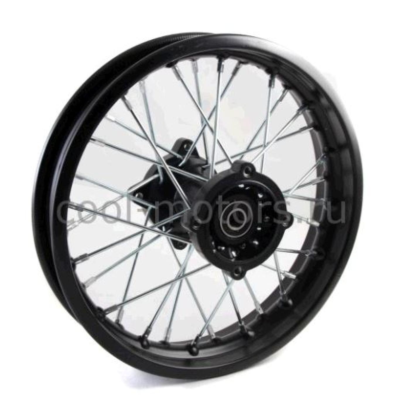 Диск колеса 1,6 * 12 (задний) (спицованый) PITBIKE FLD