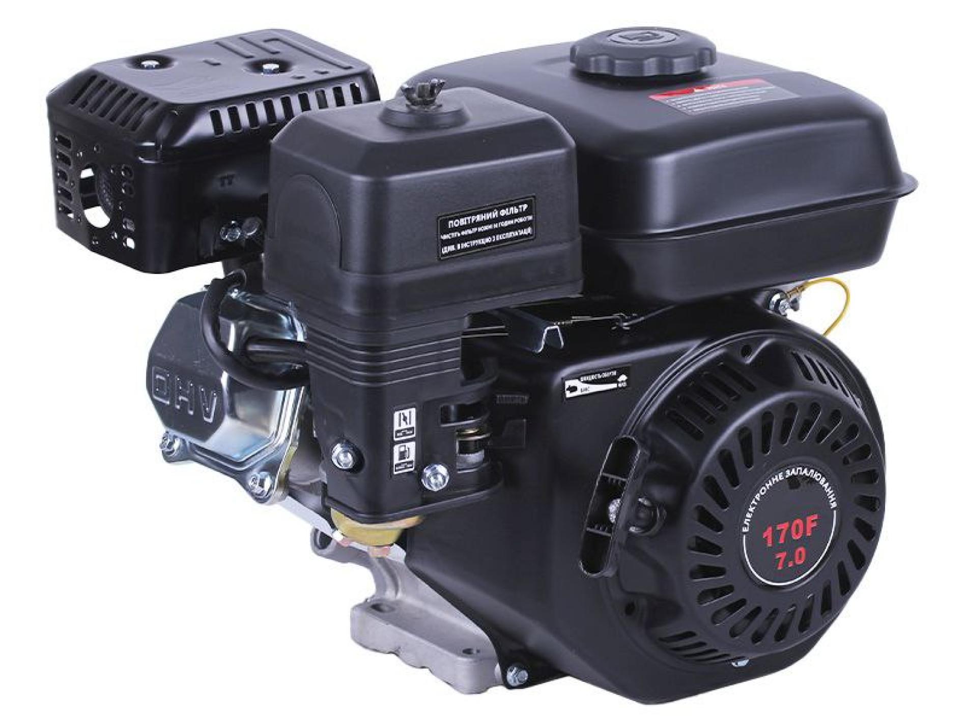Двигатель м/б   170F   (7Hp)   (вал Ø 16мм, под резьбу) AMG-2