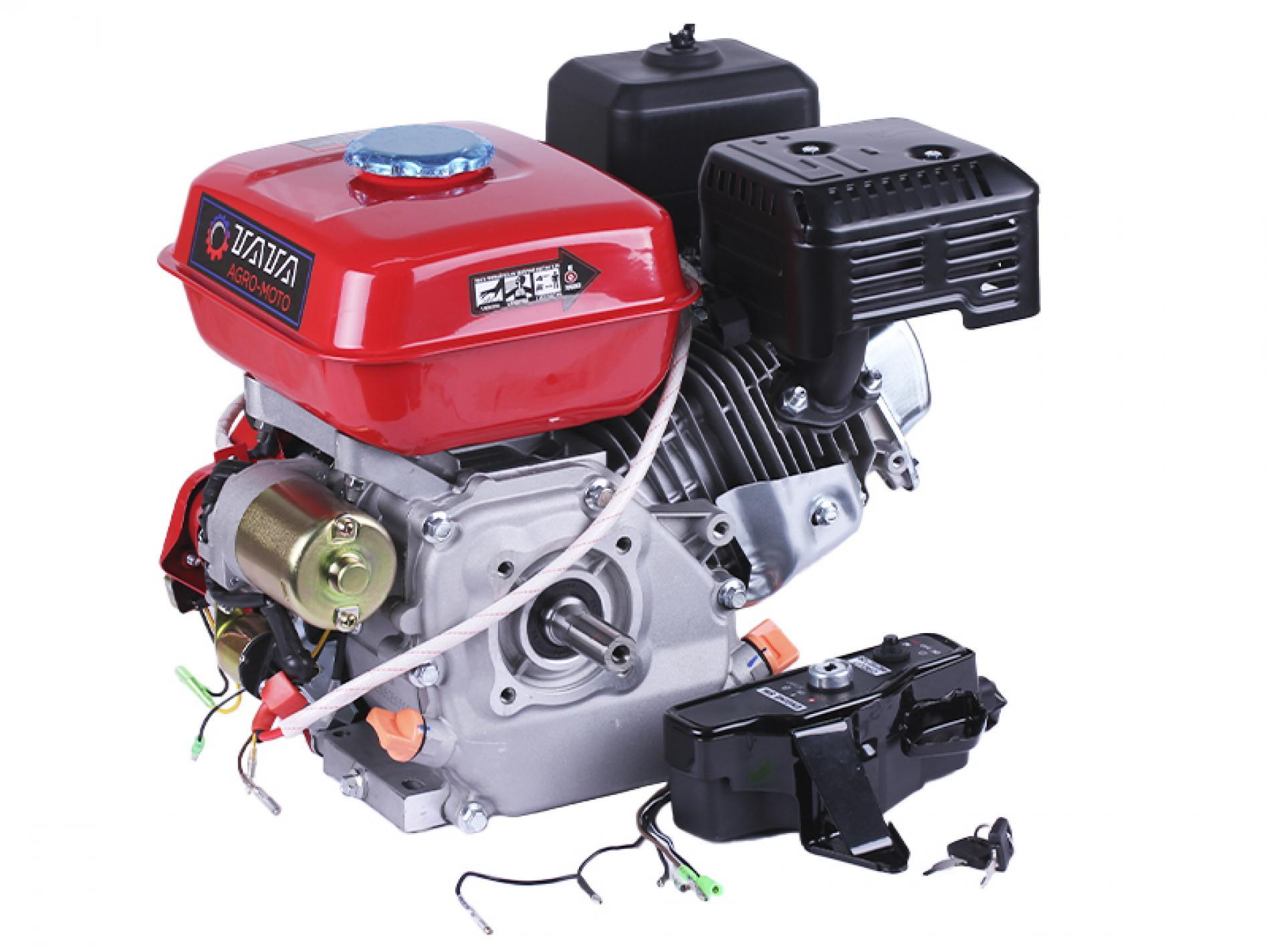 Двигун м/х 170FE (7Hp) (повний комплект) (вал Ø 20мм, шліцьовий) з електростартером АМГ-2