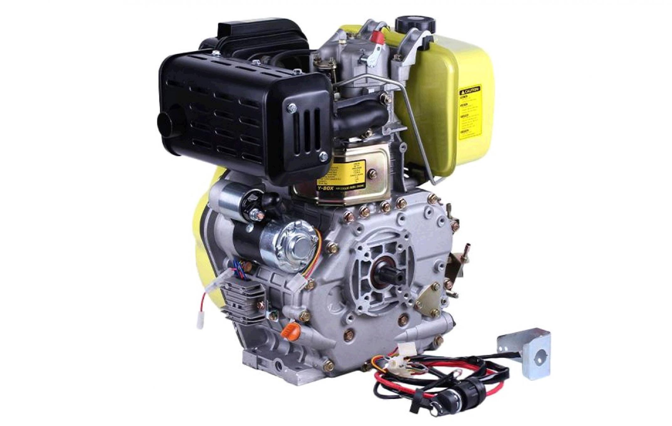 Двигун м/б 186FAE (9Hp) (дизель, шліци під 25) з електростартером AMG