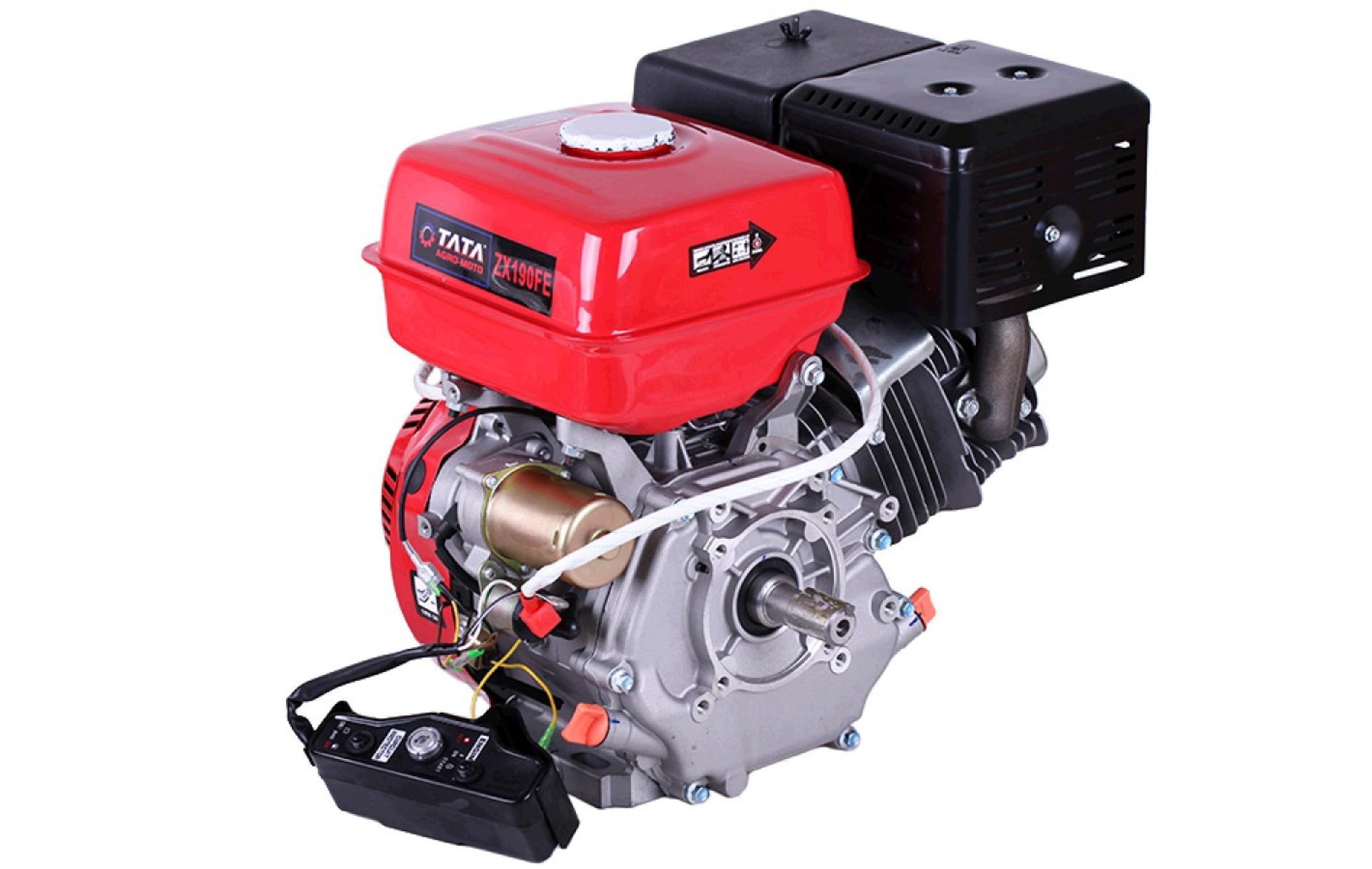 Двигун м/б 190FE (15Hp) (повний комплект) (вал Ø 25мм, під шпонку) з електростартером AMG