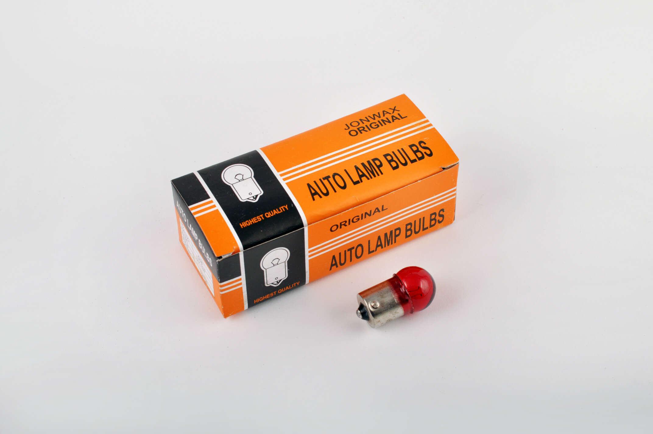 Лампа G18 (поворот, габарит) 12V 10W (красная) ORANGE BOX