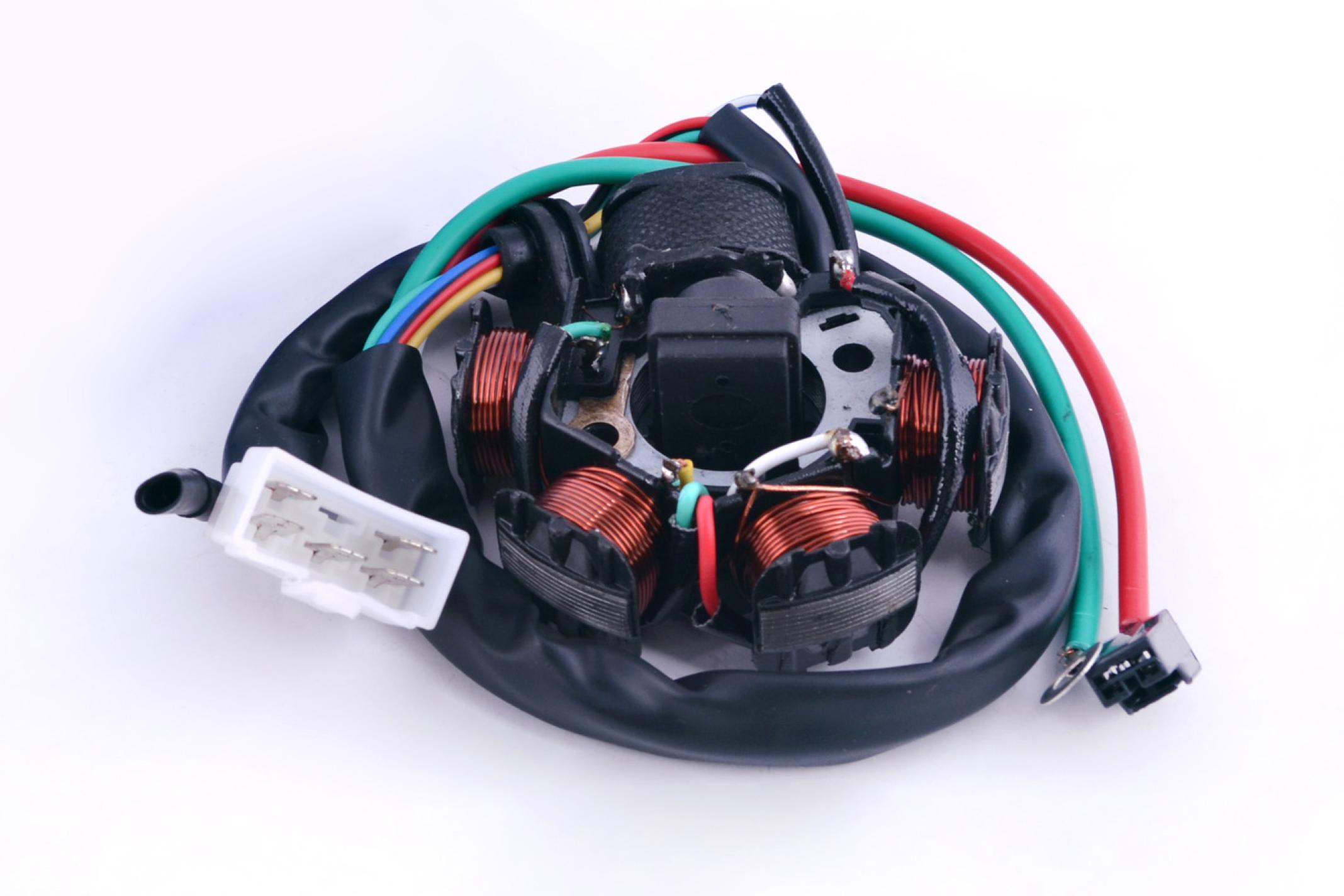 Статор генератора Honda TACT AF16, PAL AF17 (4+1 котушок) ST