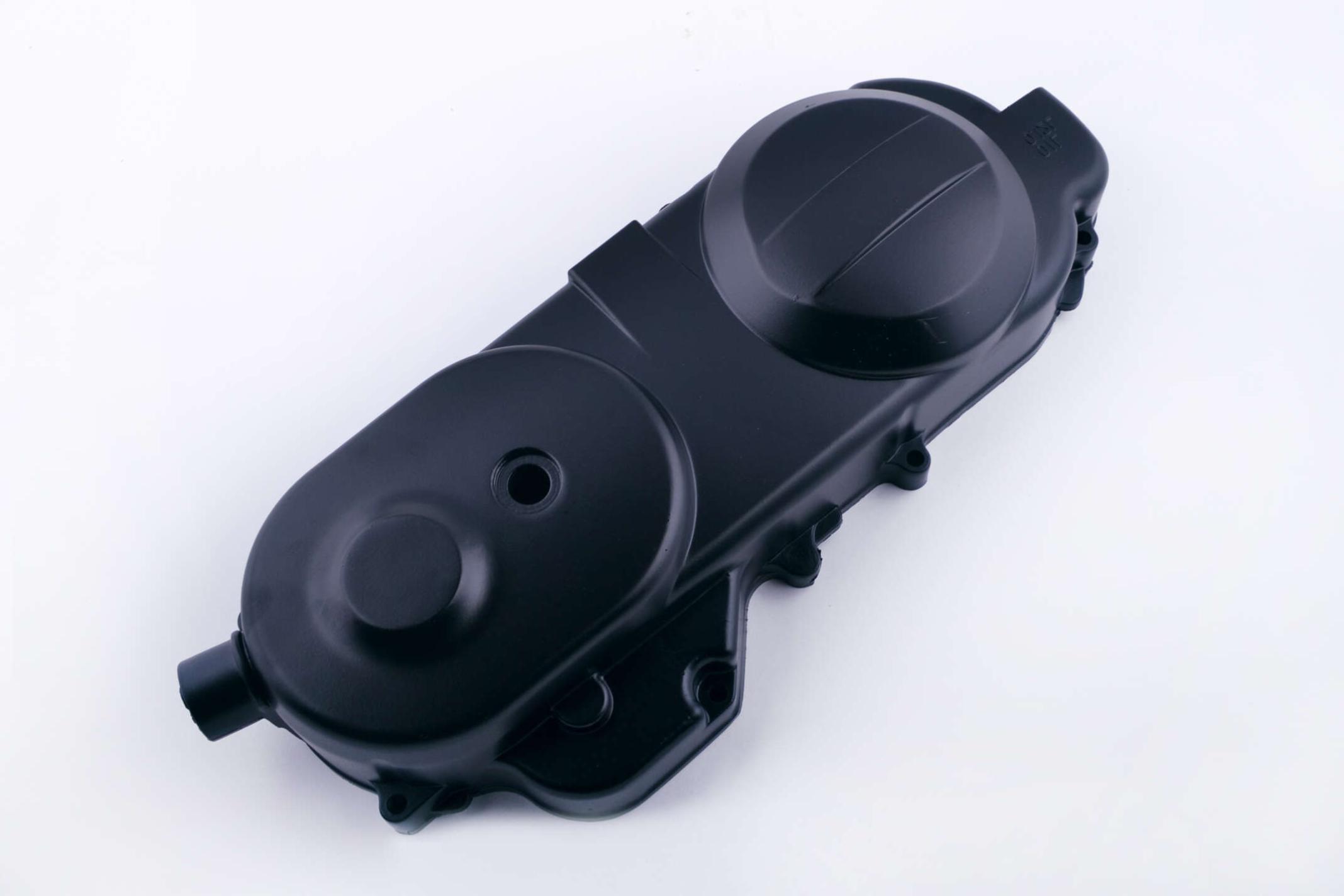 Крышка вариатора 4T GY6 50 (10 колесо, 139QMB, черная) EVO
