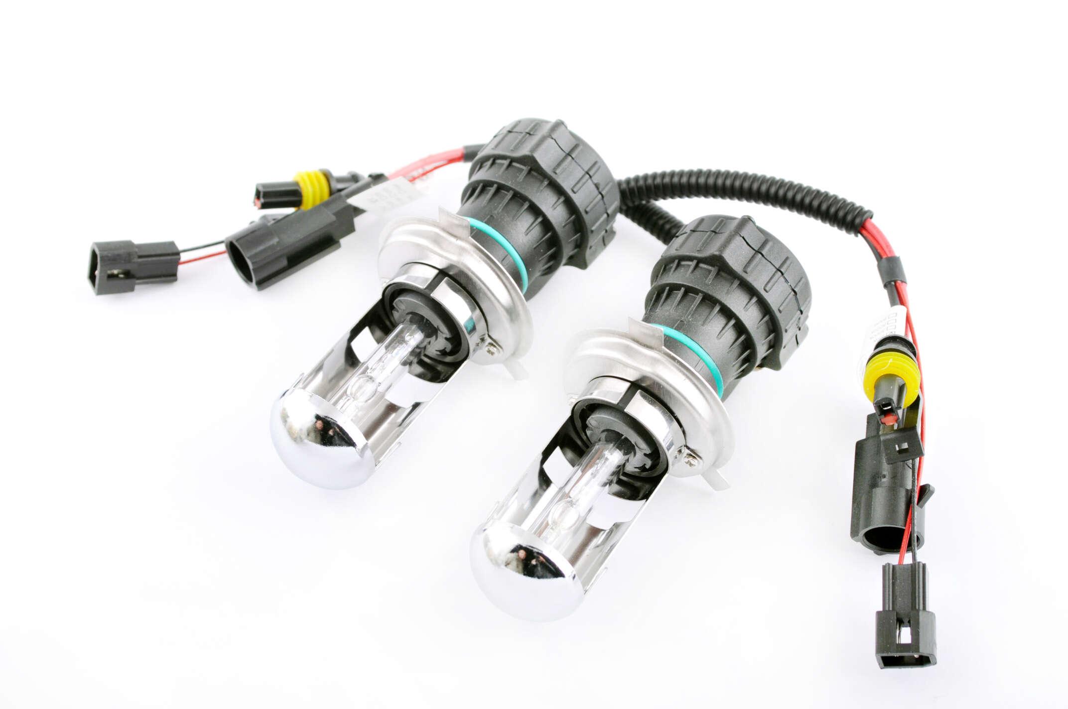 Лампы биксеноновые (пара) H4 (12V 35W DC AMP) 6000K HNG