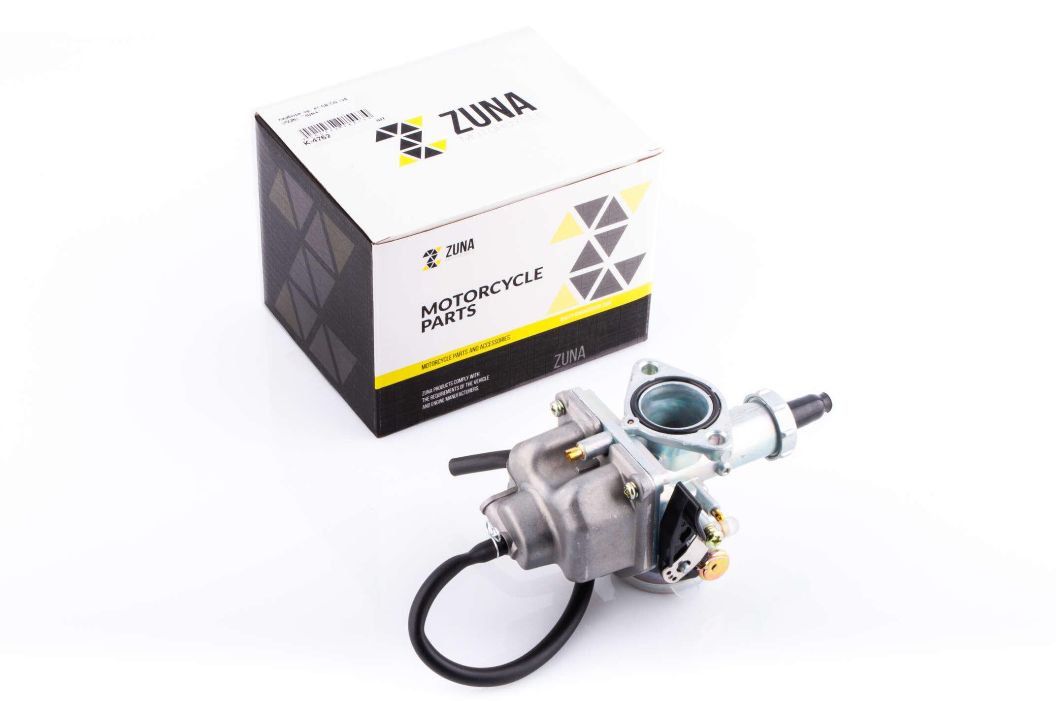 Карбюратор 4T CB/CG 125 (PZ26, ручной дроссель) ZUNA