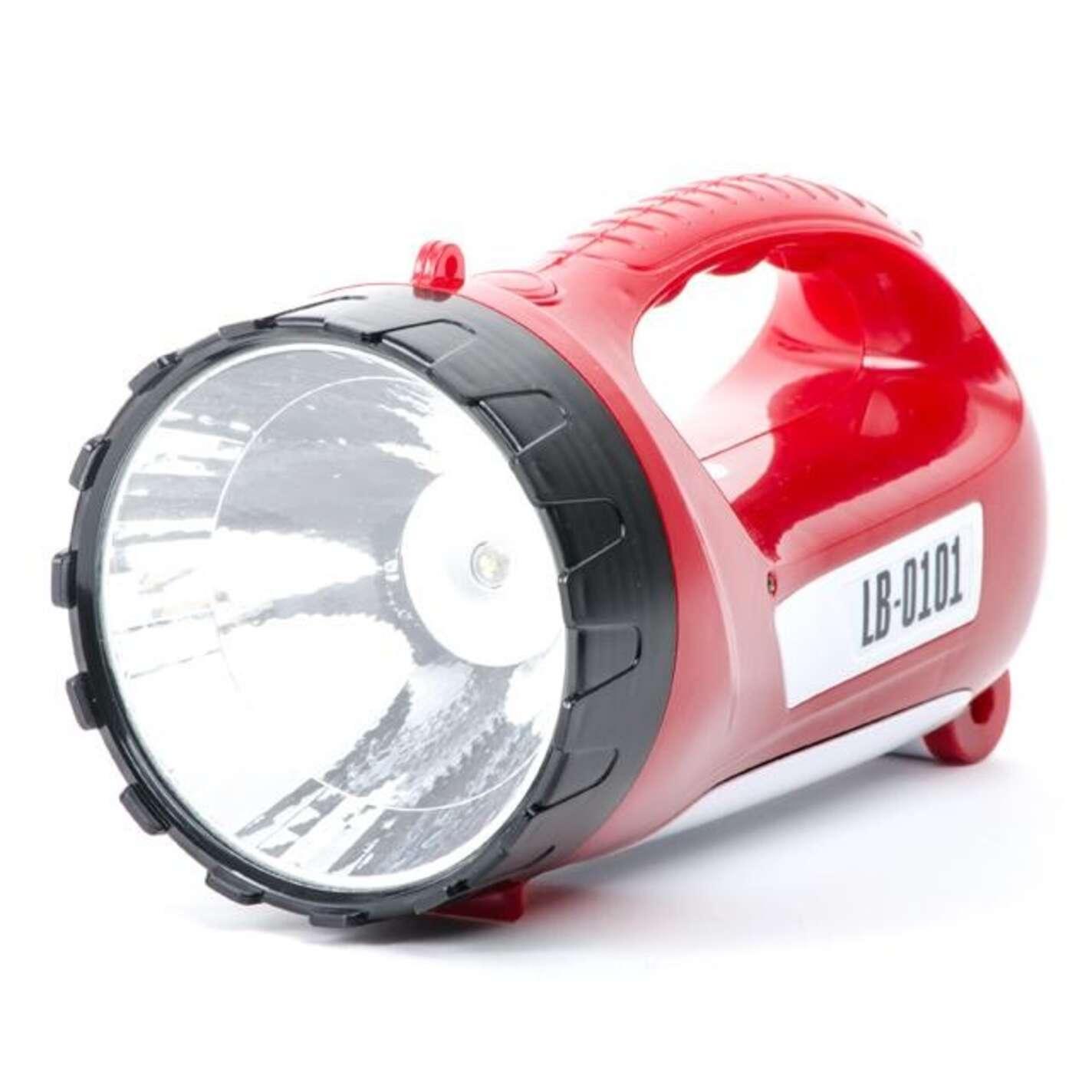 Фонарь аккумуляторный 1 LED 5W+15 SMD INTERTOOL