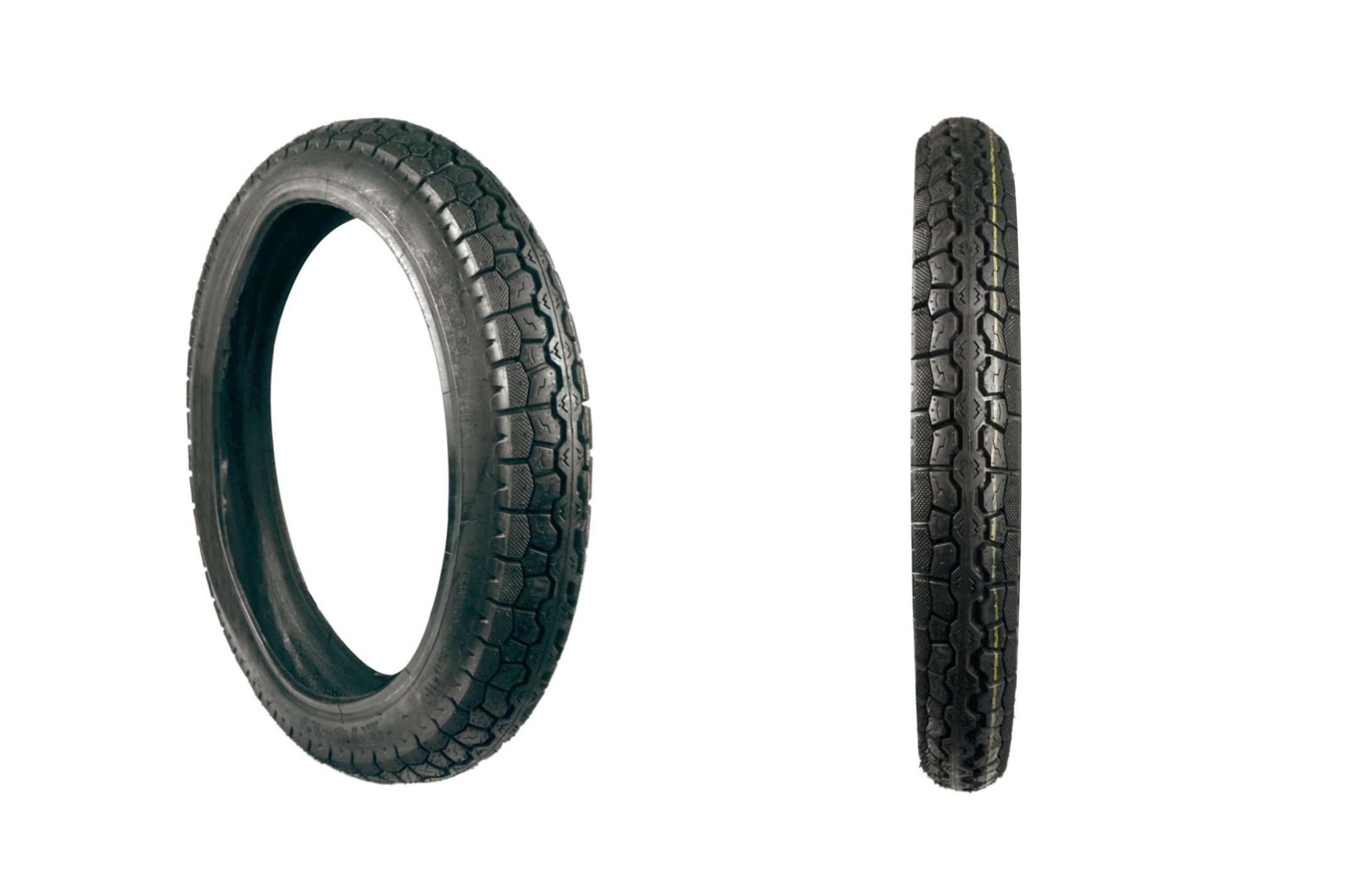 Мотошина 2,75 -17 TT (камерная, дорожная) (#CJ8198, 8PR) POTENTIA